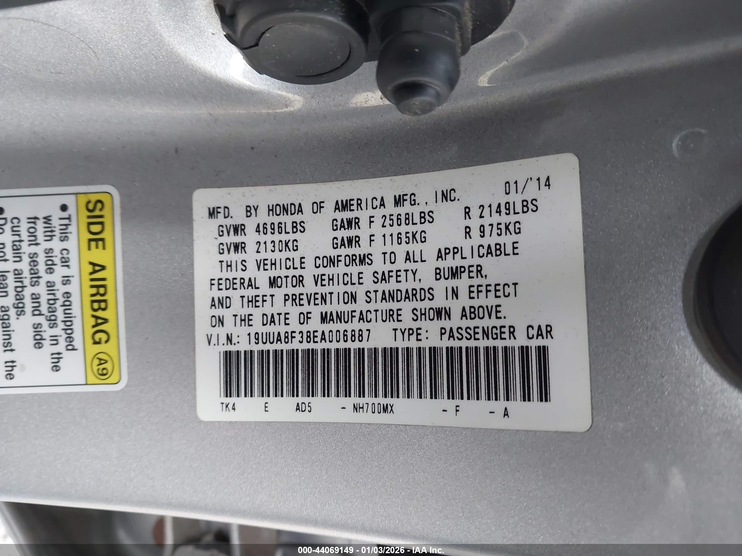 ACURA TL image 9