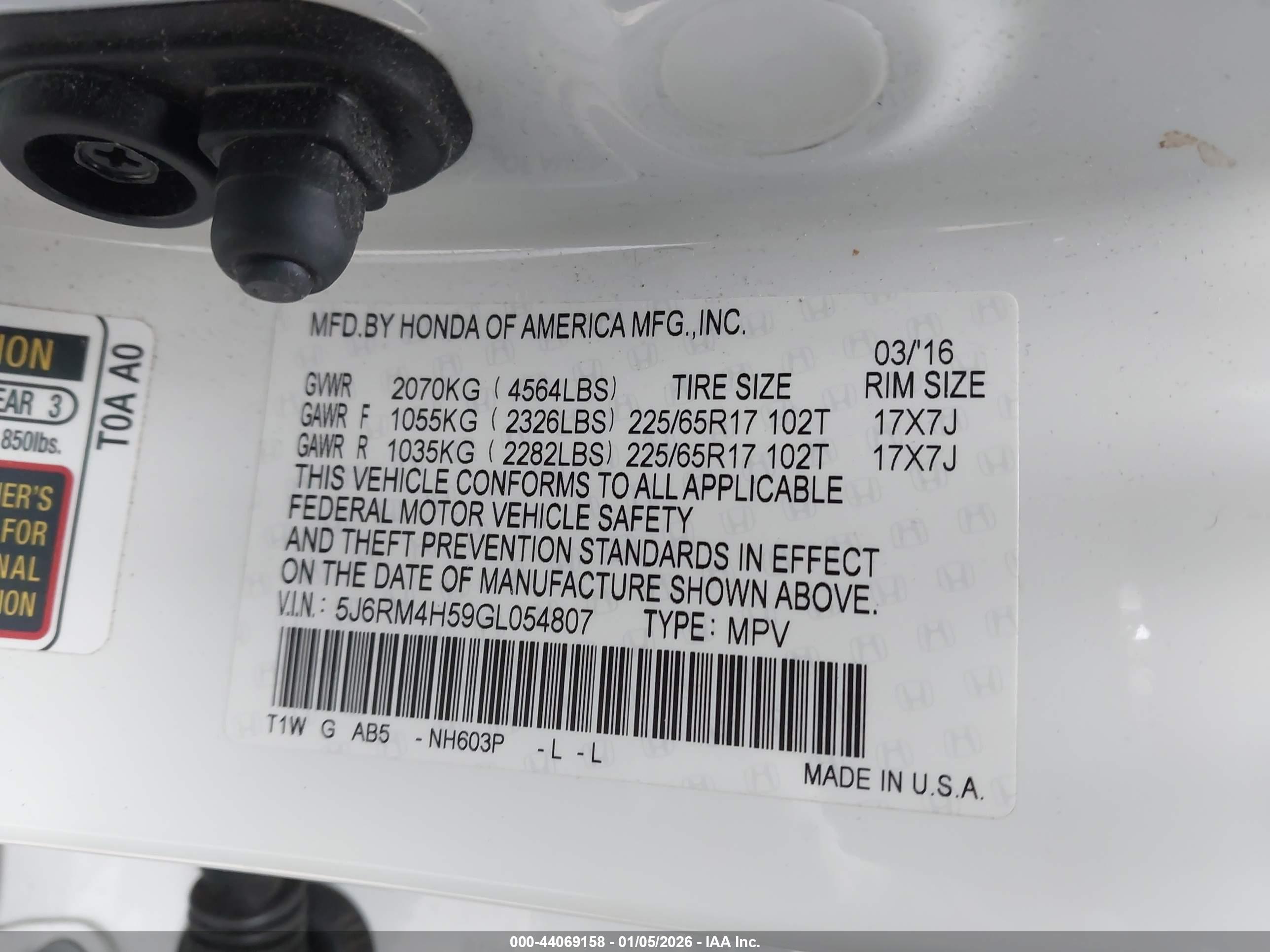 HONDA CR-V image 9