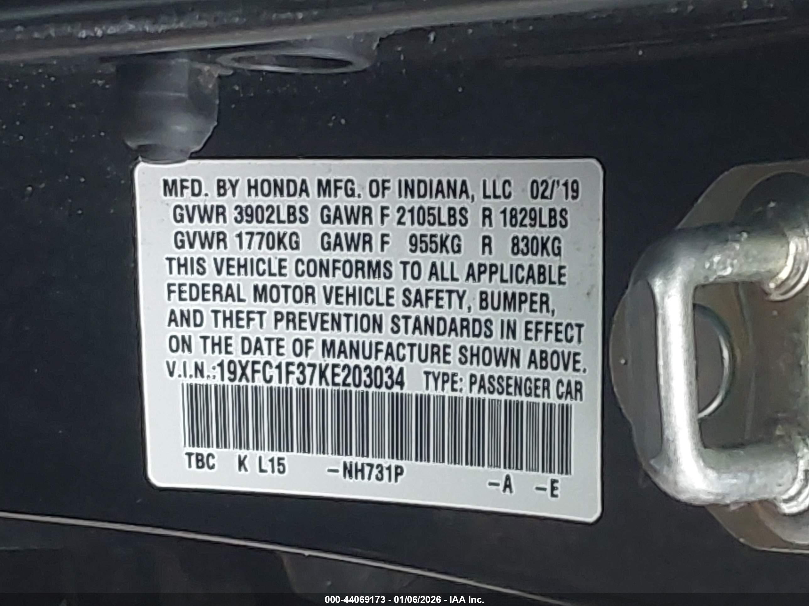 HONDA CIVIC image 9