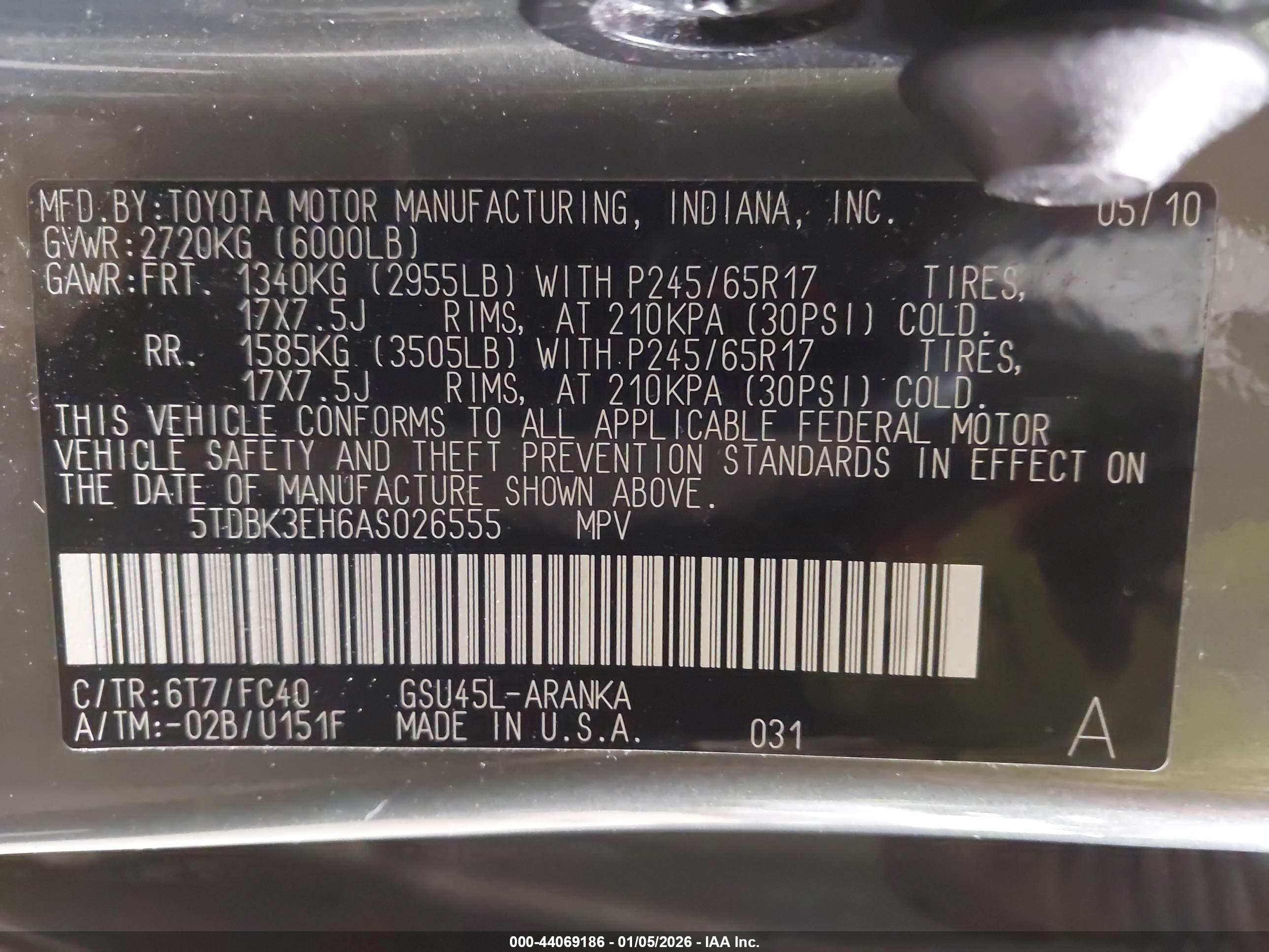 TOYOTA HIGHLANDER image 9