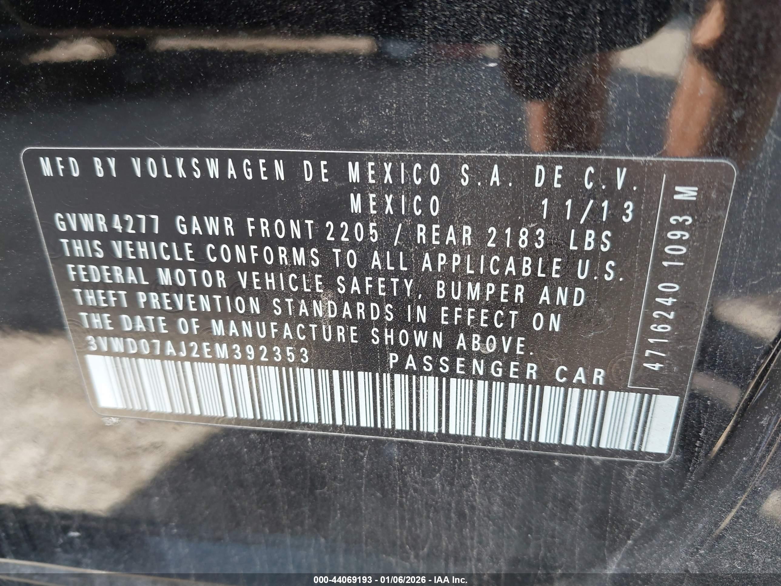 VOLKSWAGEN JETTA image 9