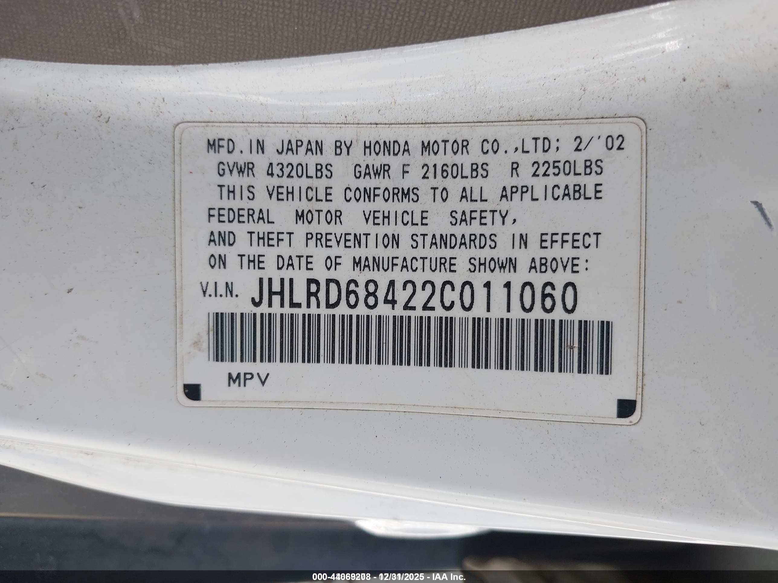 HONDA CR-V image 9