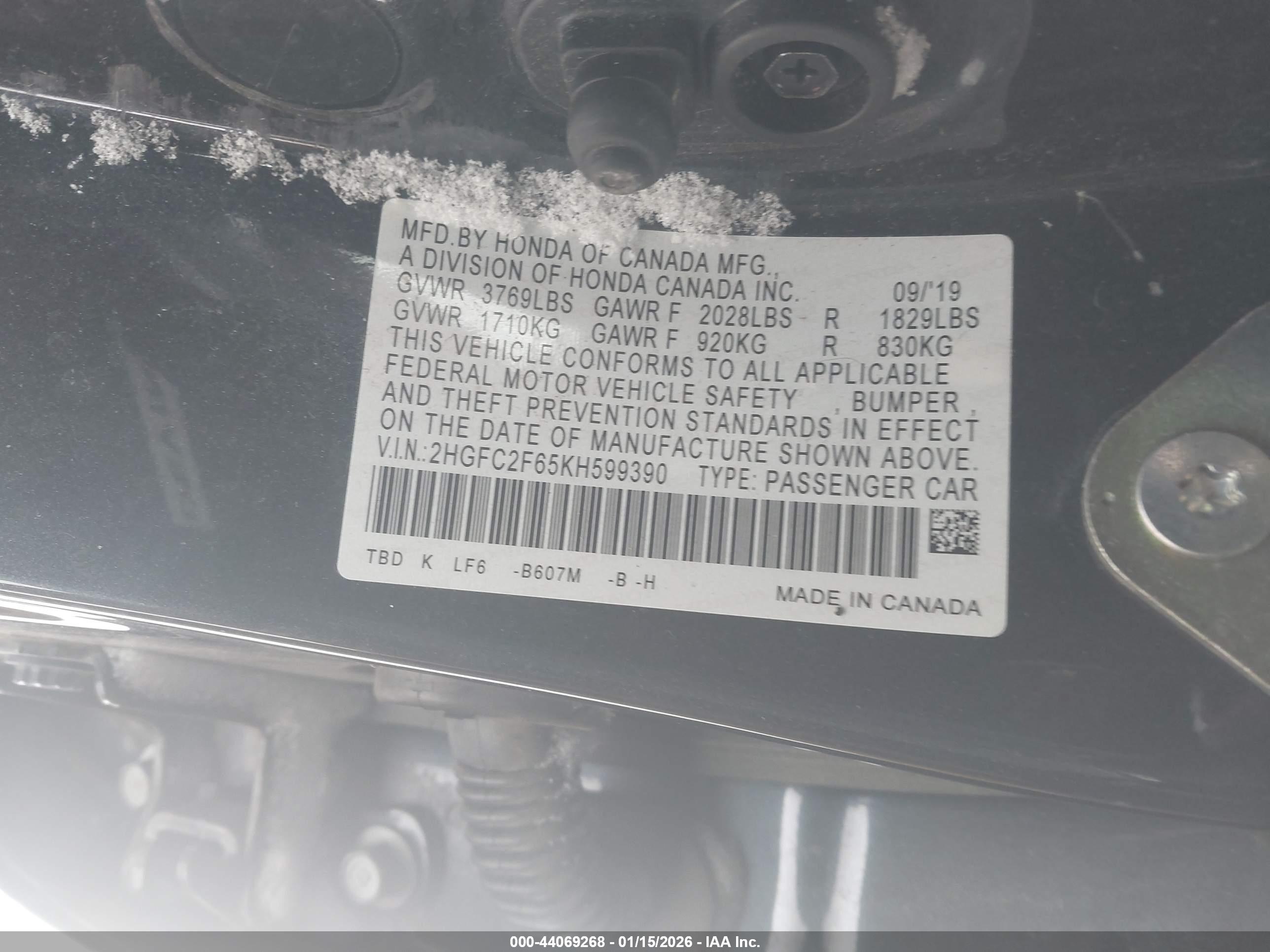HONDA CIVIC image 9