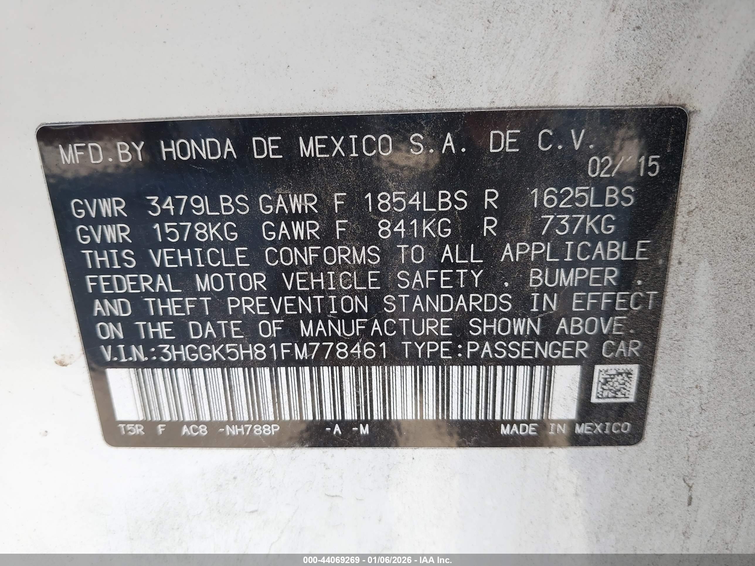 HONDA FIT image 9