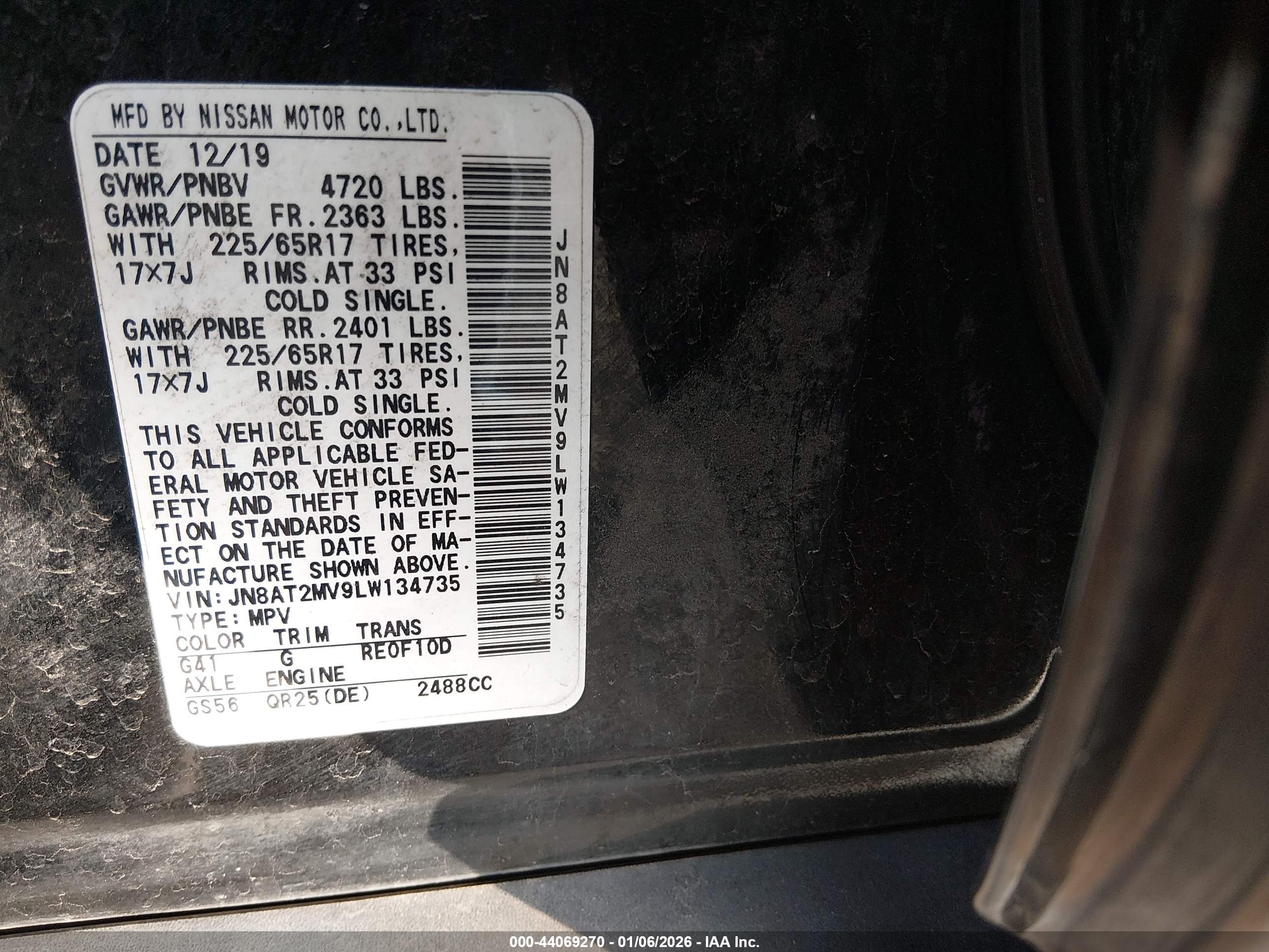 NISSAN ROGUE image 9
