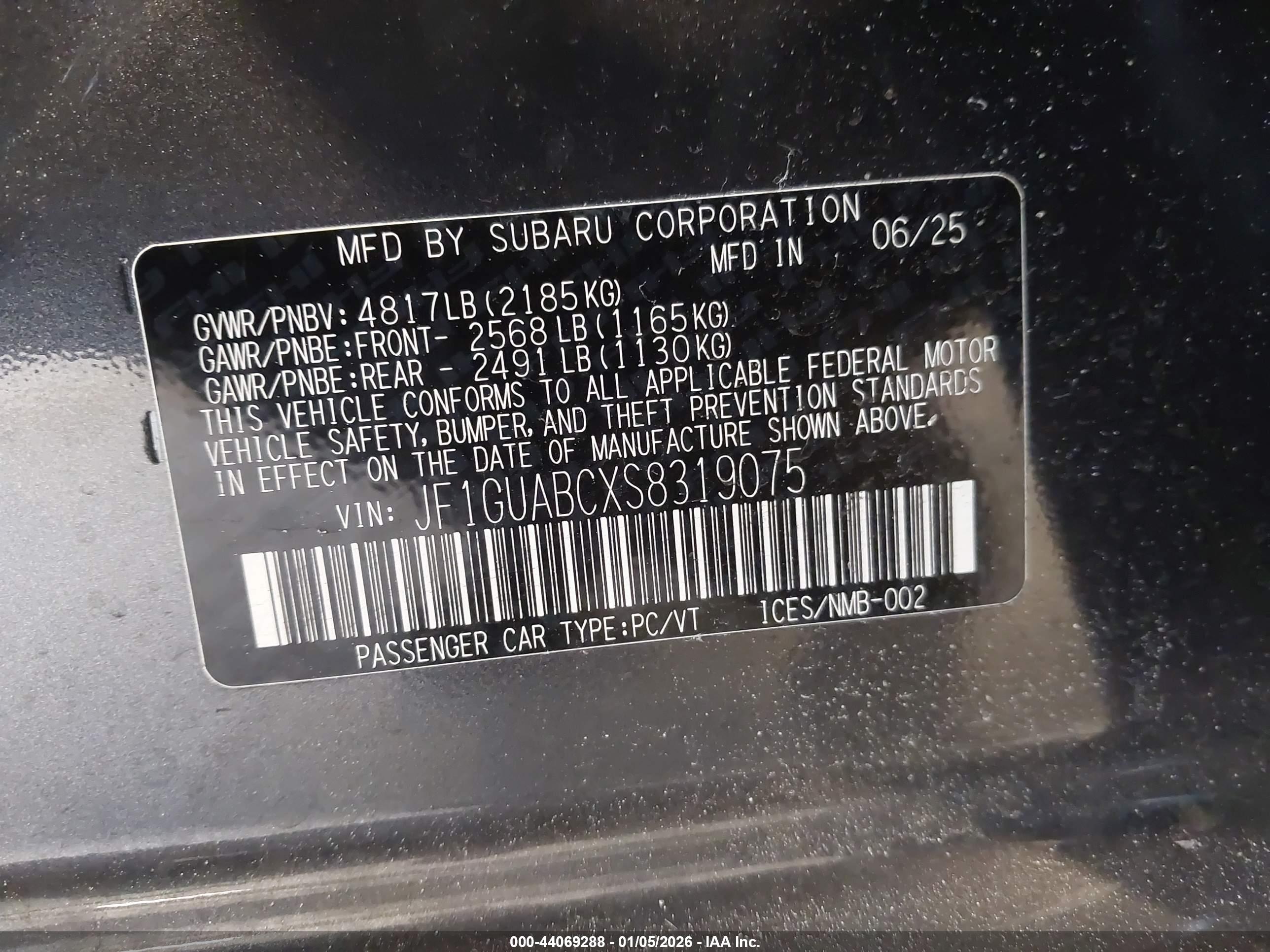 SUBARU IMPREZA image 9