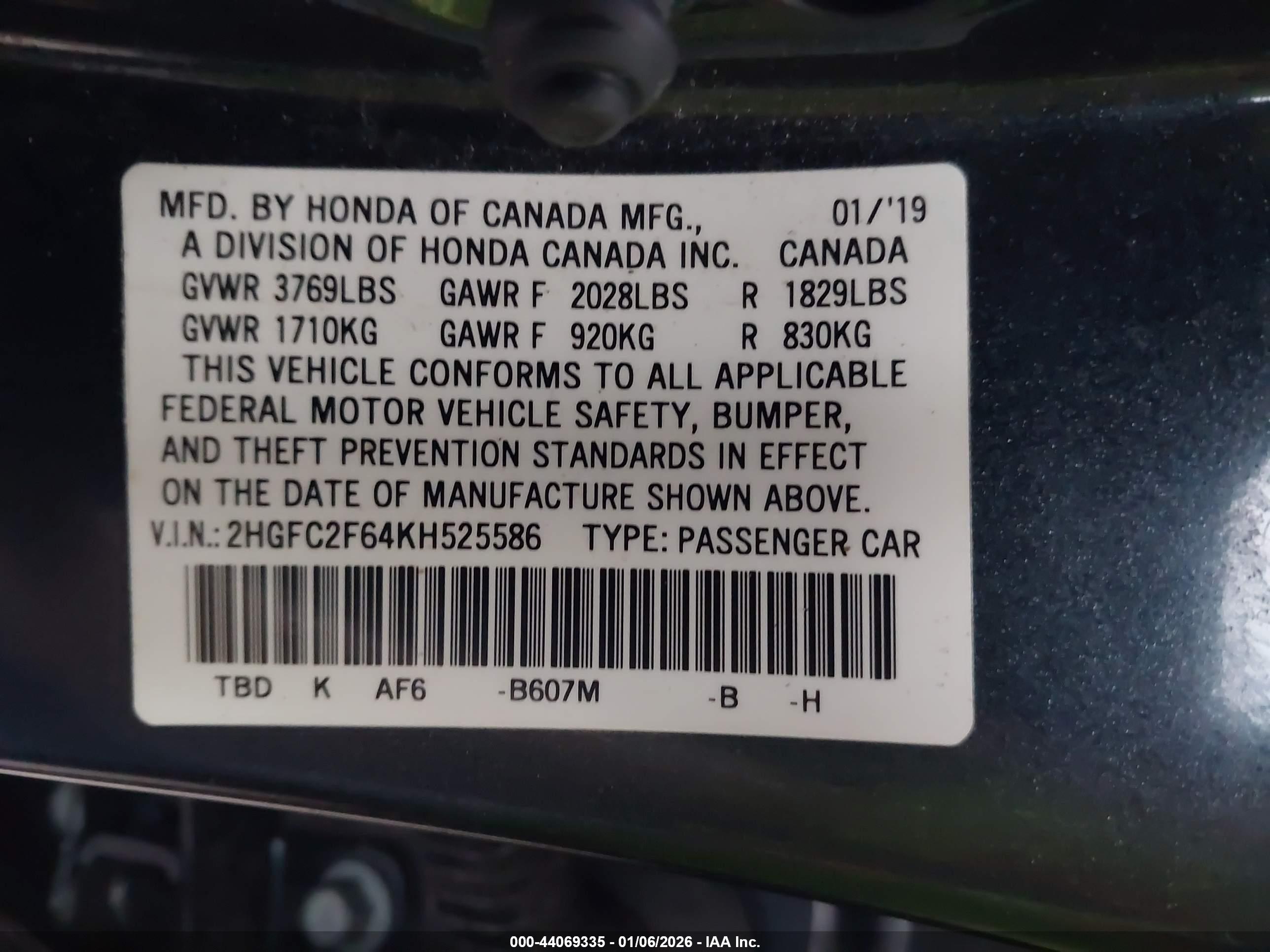 HONDA CIVIC image 9