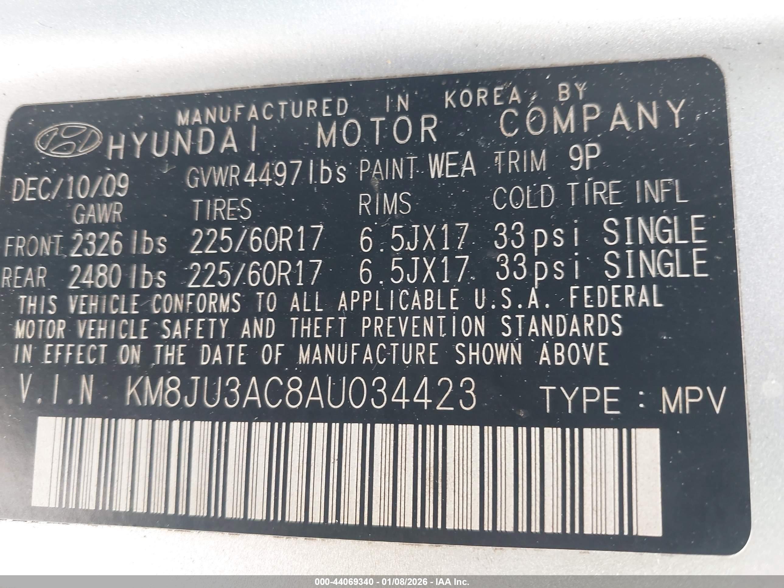 HYUNDAI TUCSON image 9