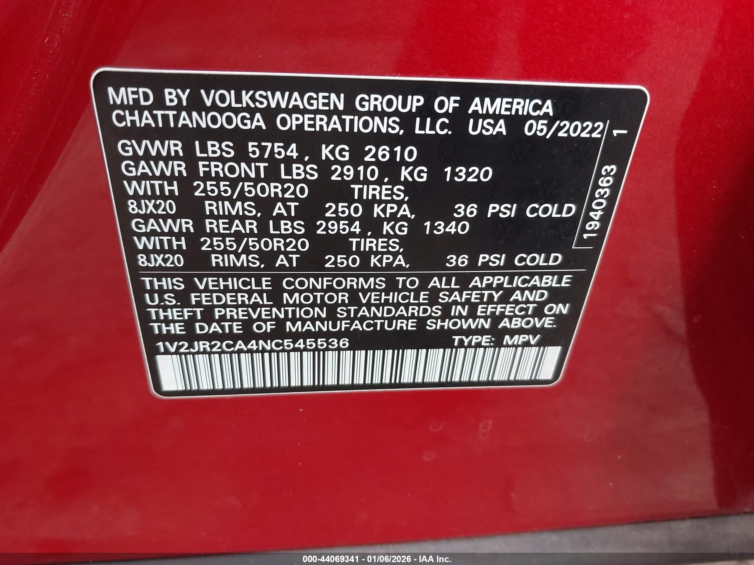 VOLKSWAGEN ATLAS image 9