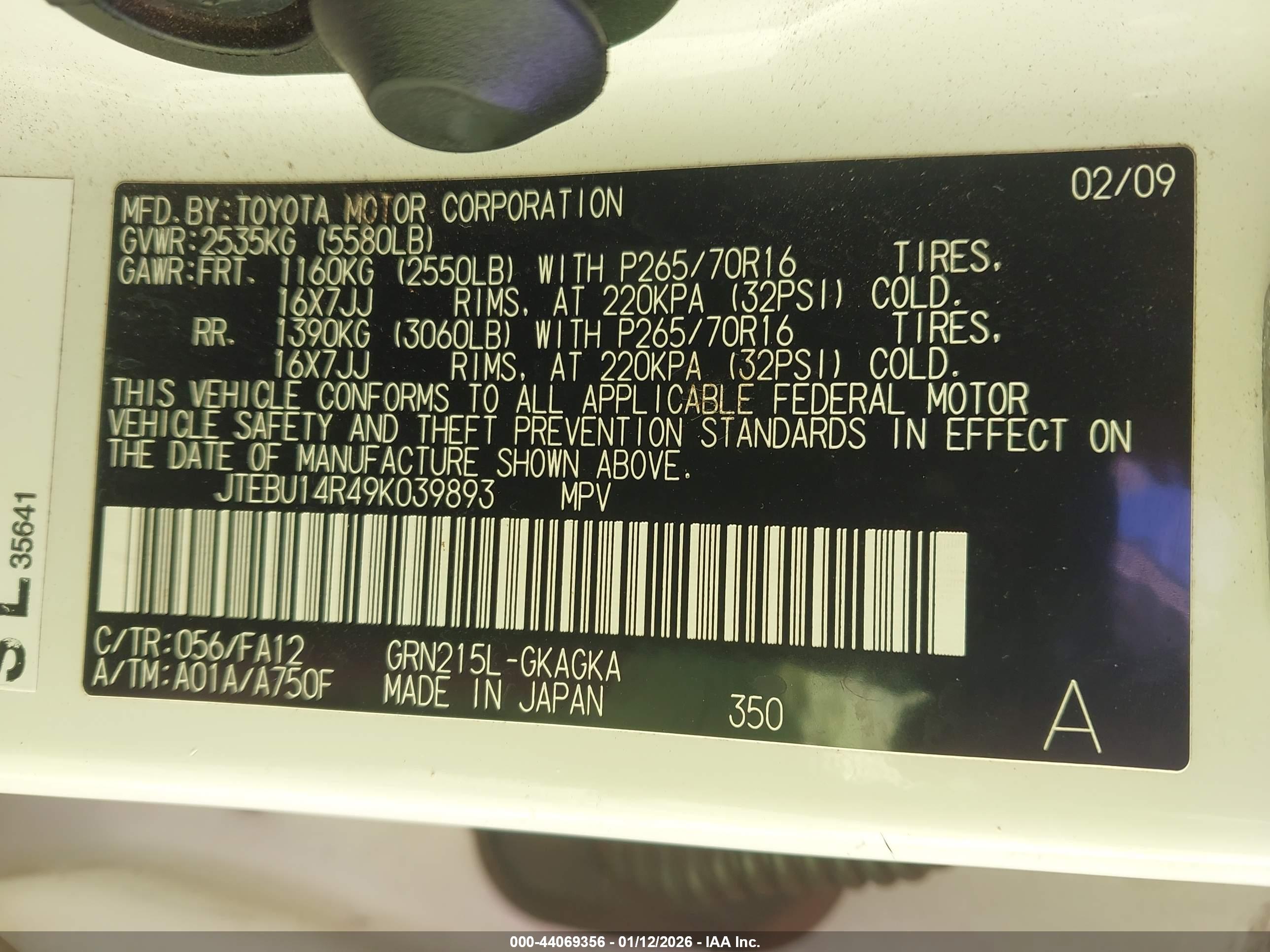 TOYOTA 4RUNNER image 9