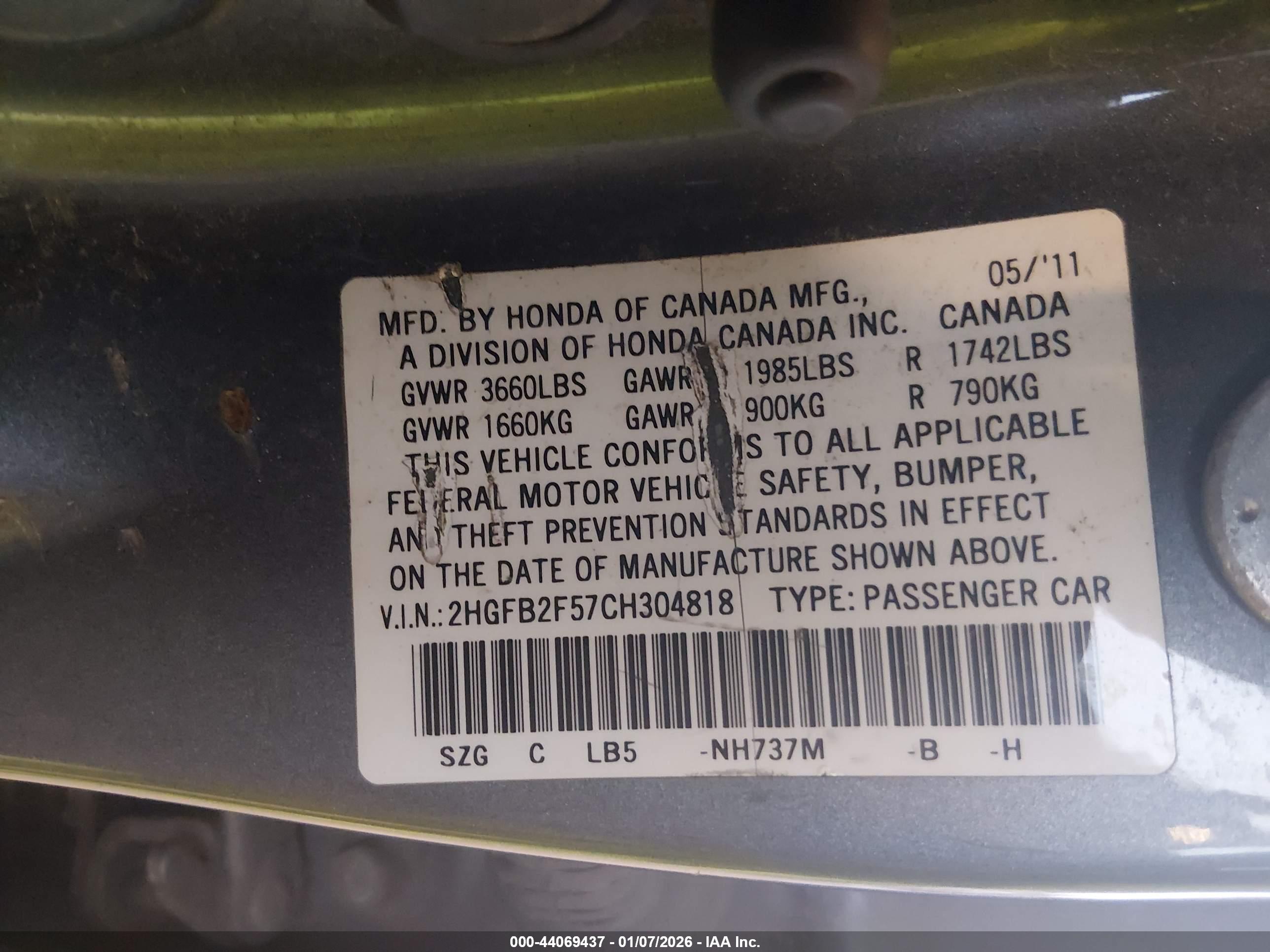 HONDA CIVIC image 9
