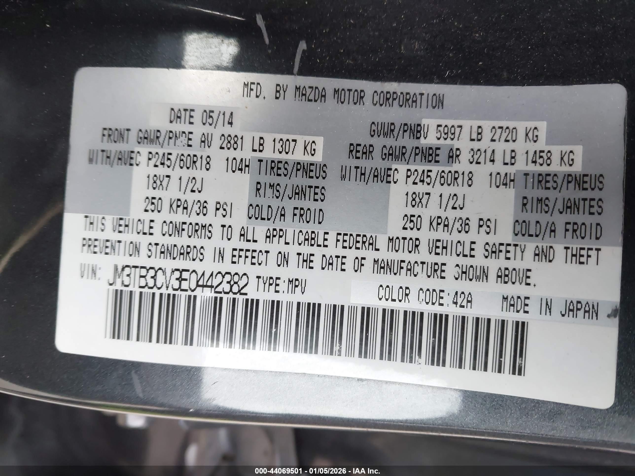 MAZDA CX-9 image 9