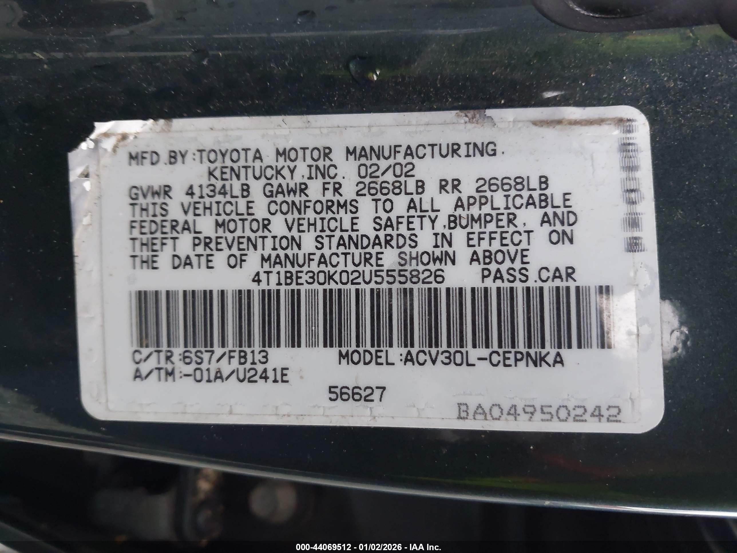 TOYOTA CAMRY image 9