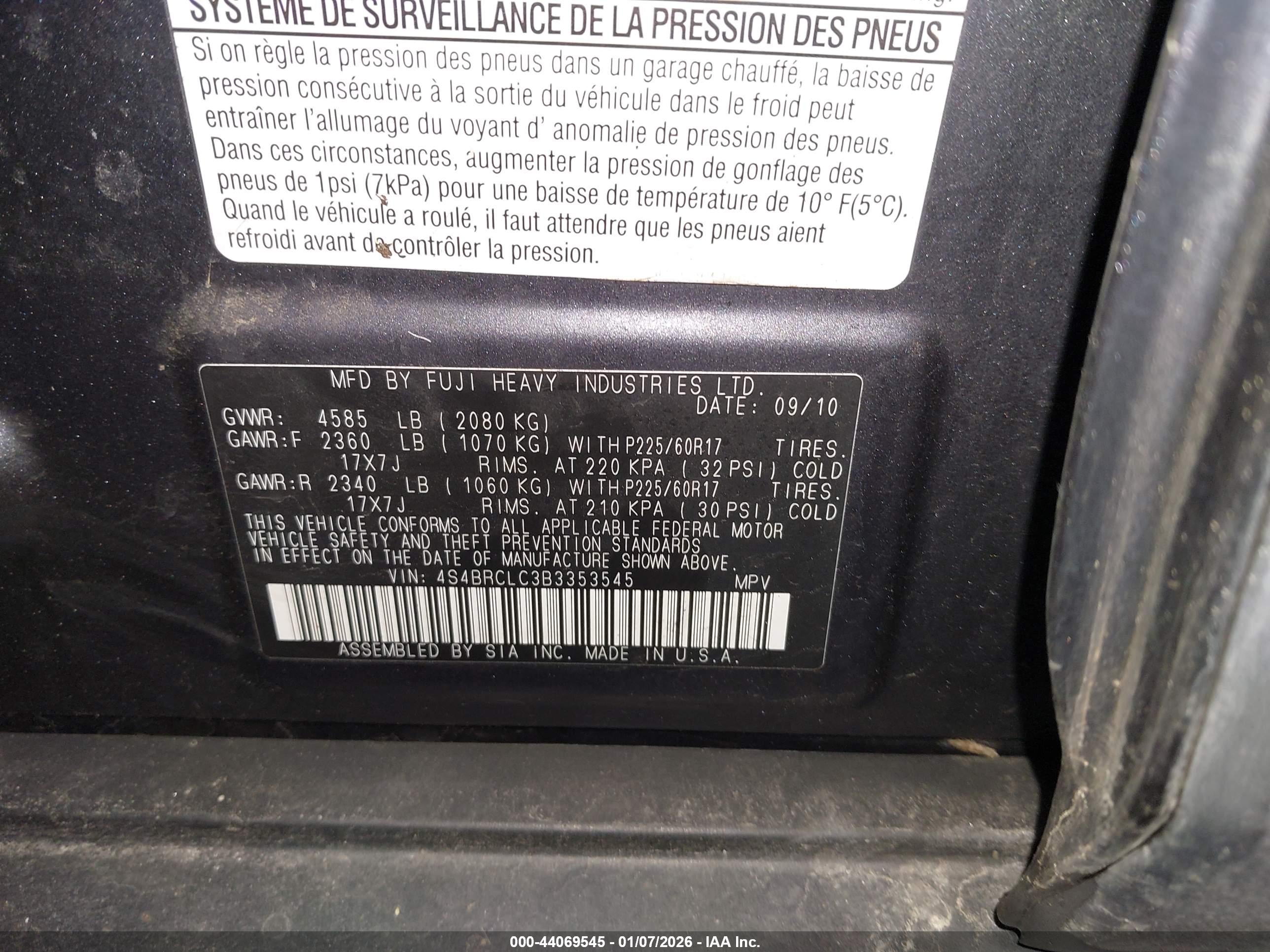 SUBARU OUTBACK image 9