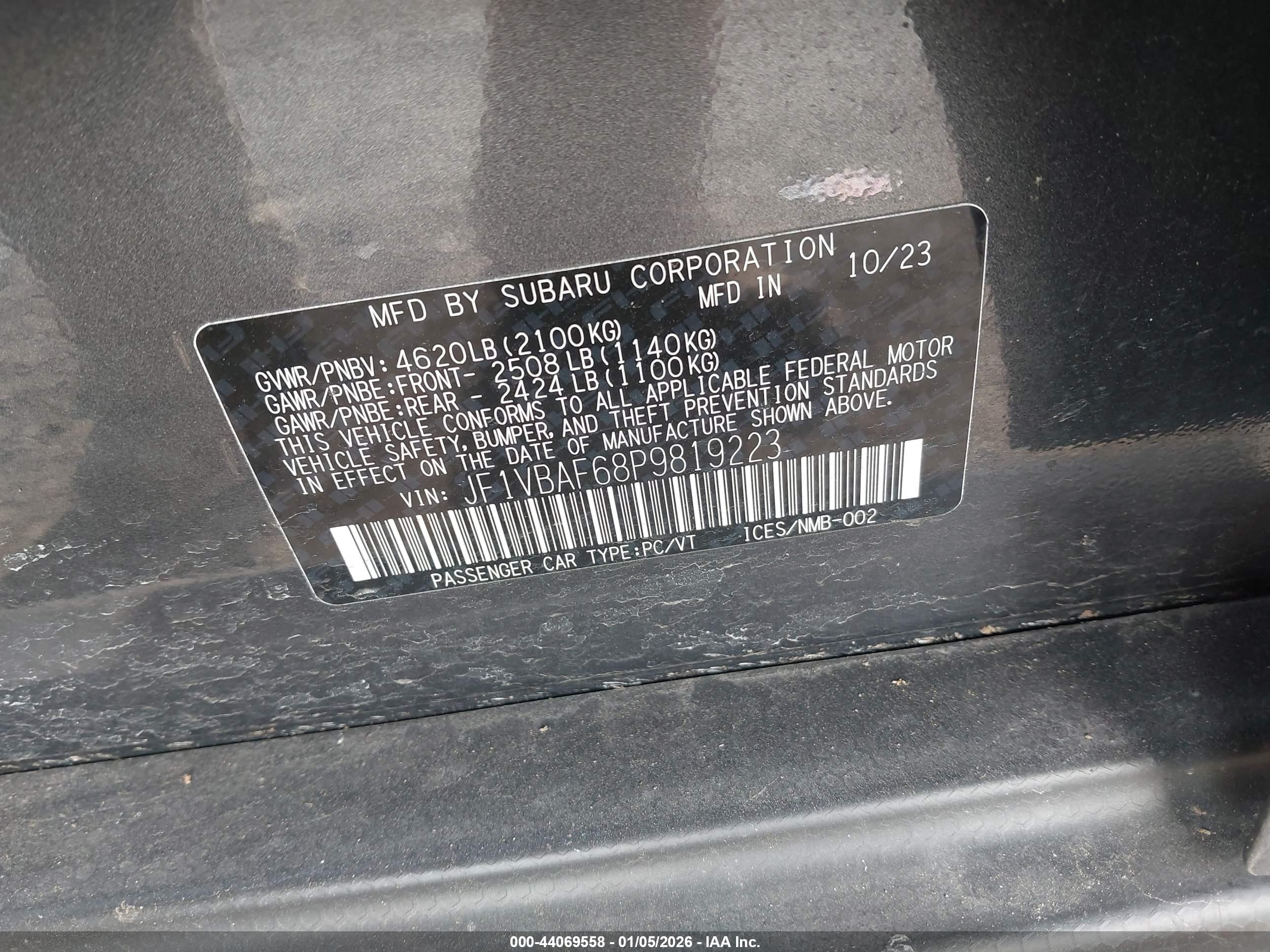 SUBARU WRX image 9