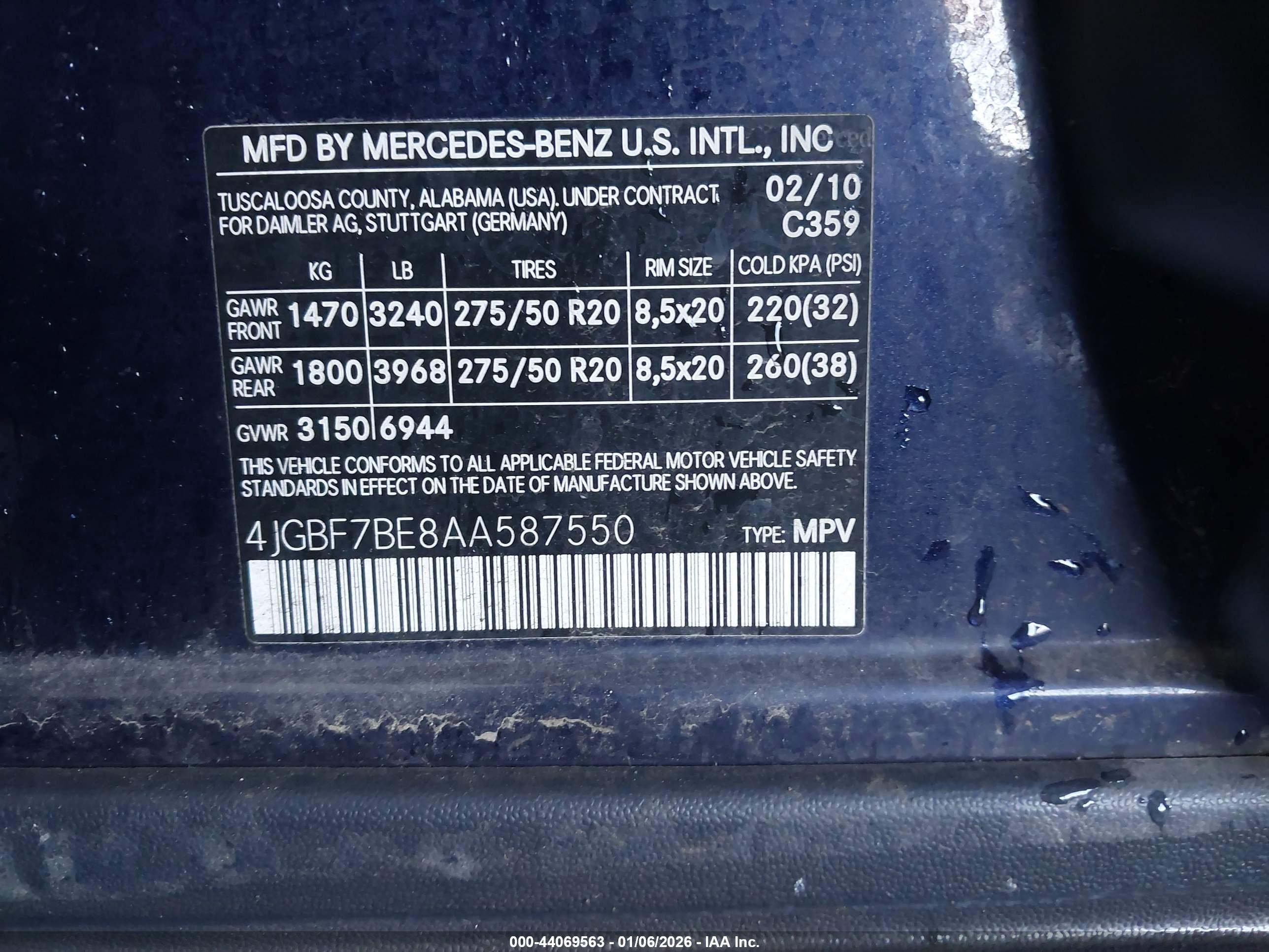 MERCEDES-BENZ GL image 9