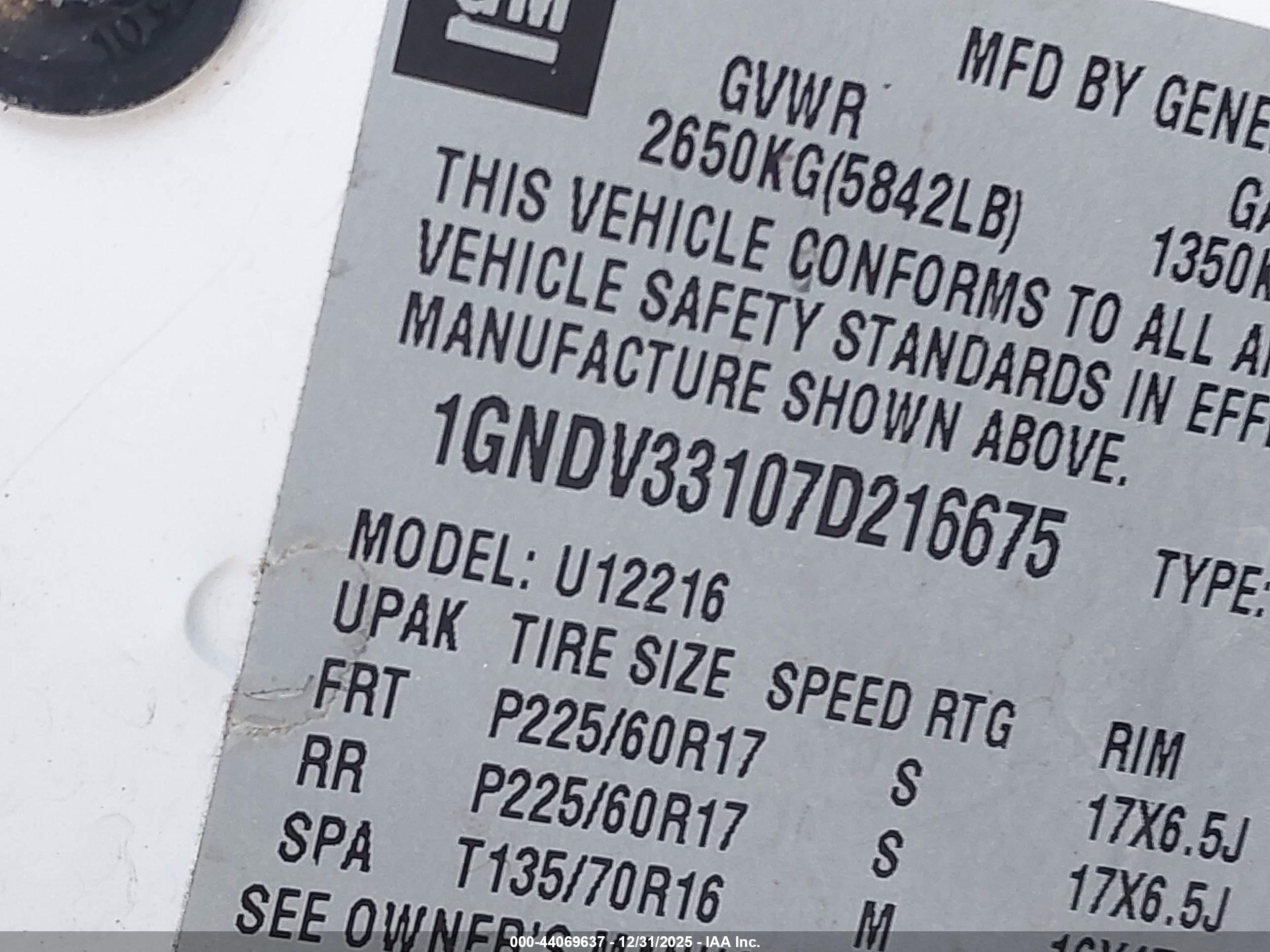 CHEVROLET UPLANDER image 9