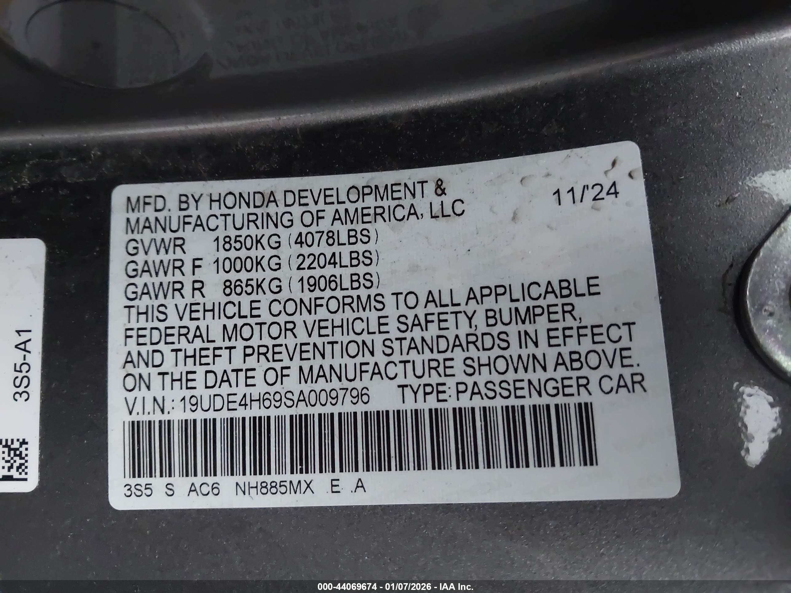 ACURA INTEGRA image 9