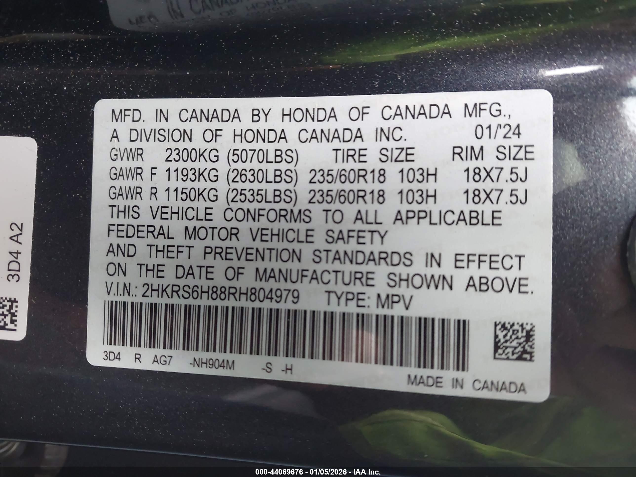 HONDA CR-V image 9