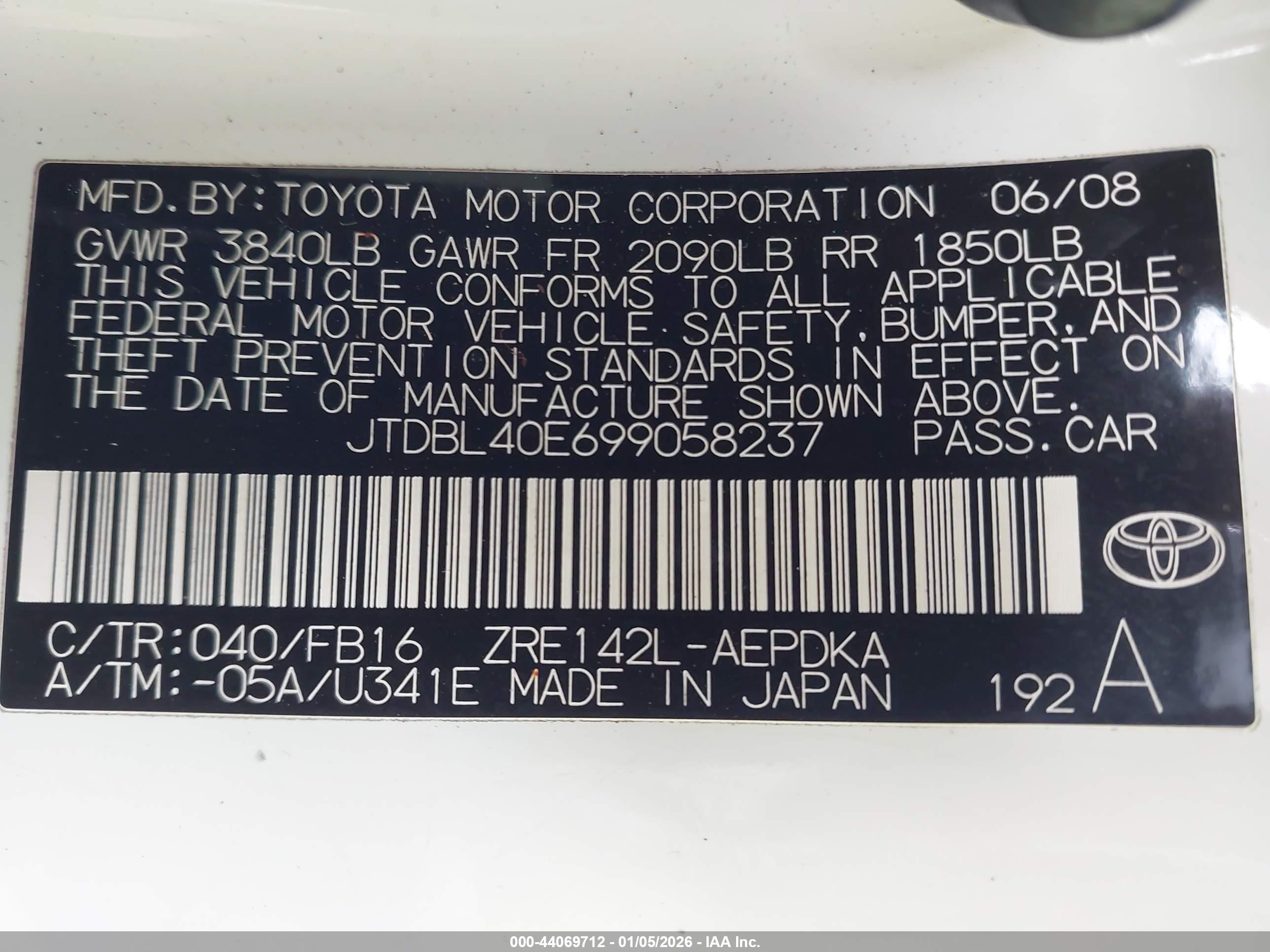 TOYOTA COROLLA image 9