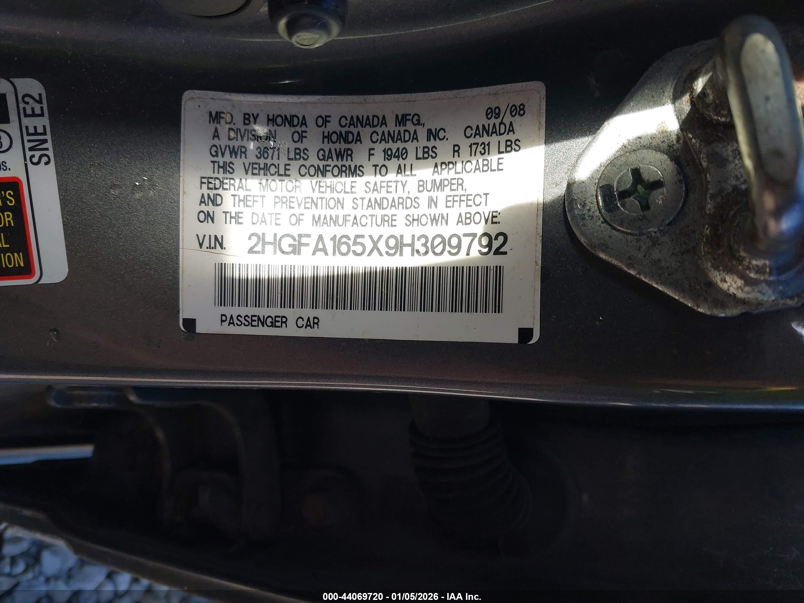 HONDA CIVIC image 9