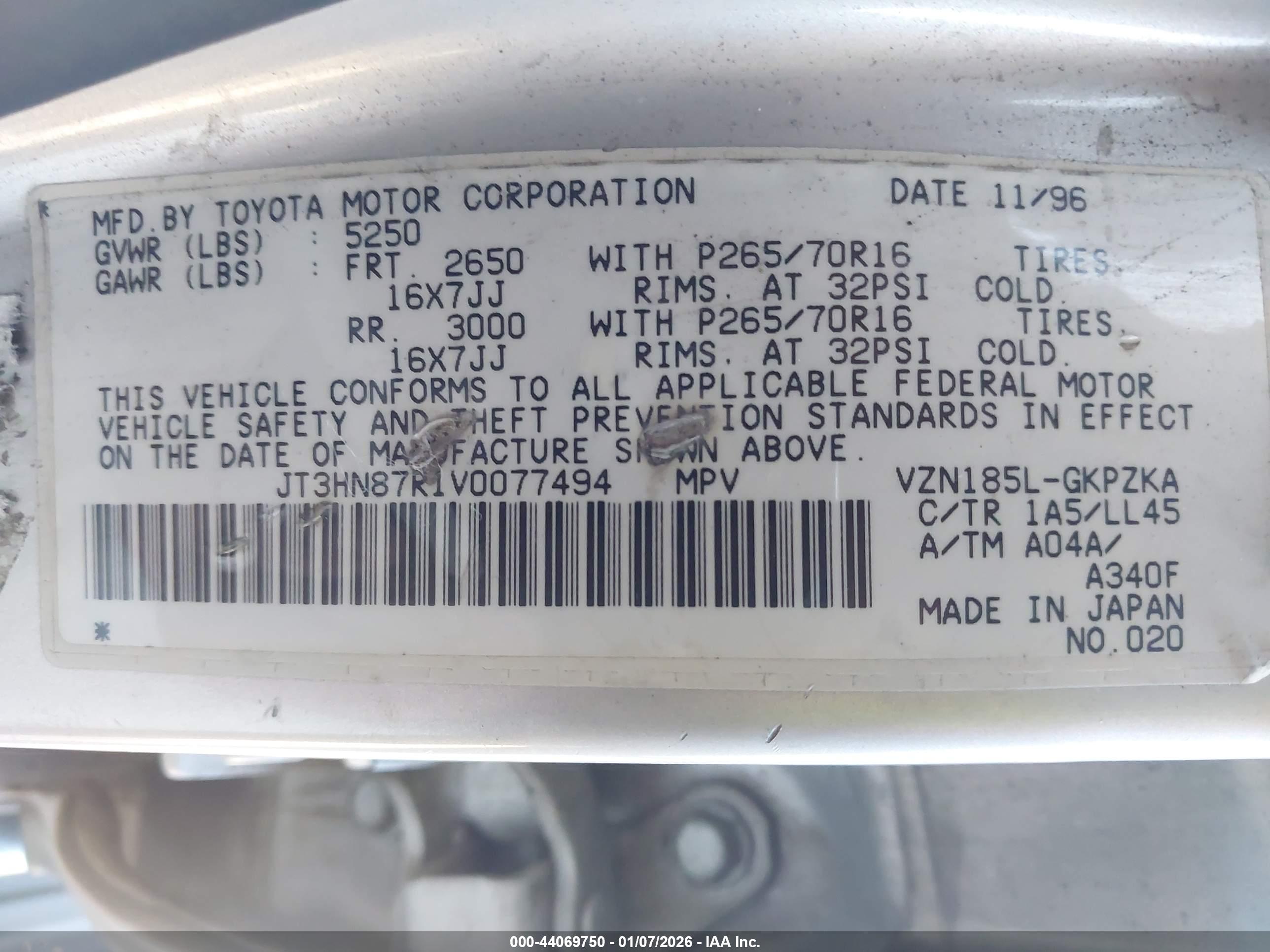 TOYOTA 4RUNNER image 9