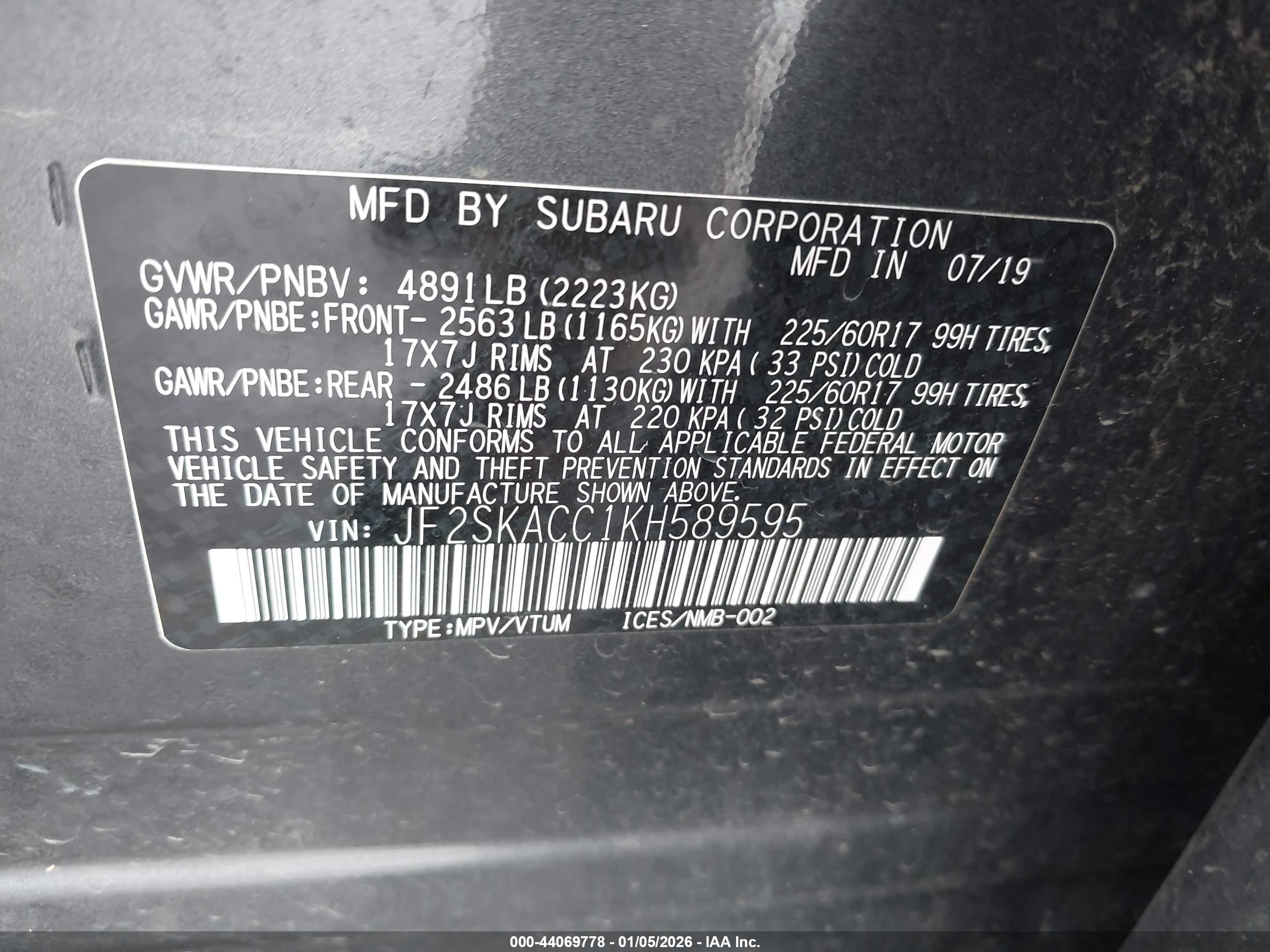 SUBARU FORESTER image 9