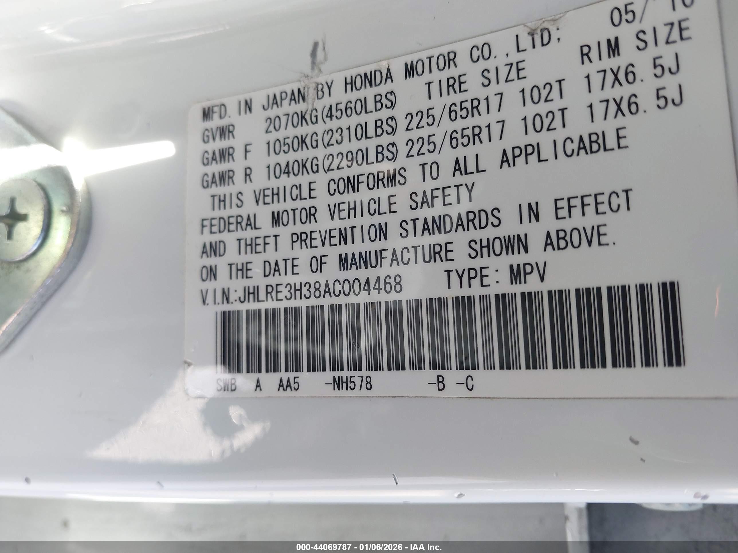 HONDA CR-V image 9