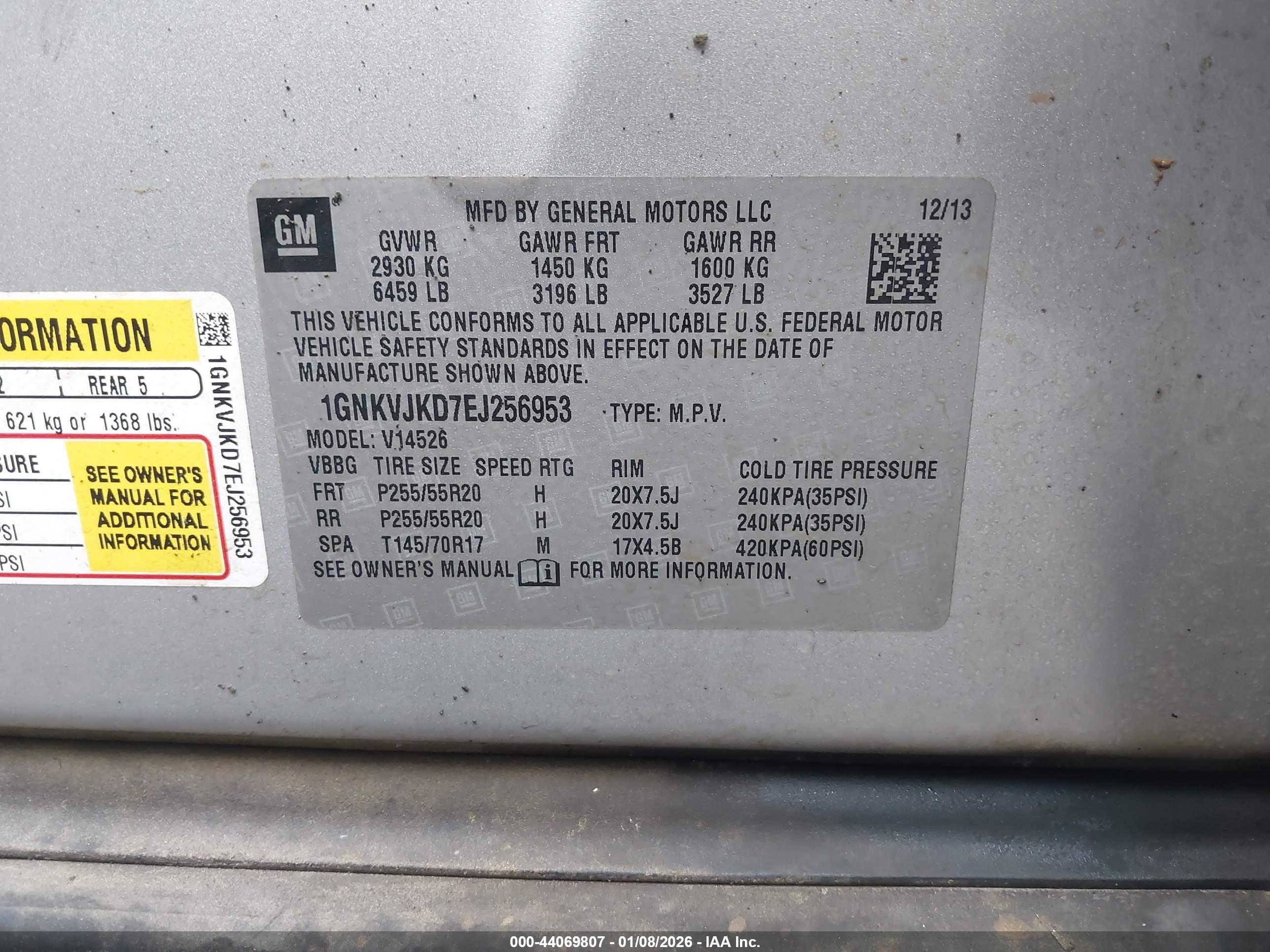 CHEVROLET TRAVERSE image 9