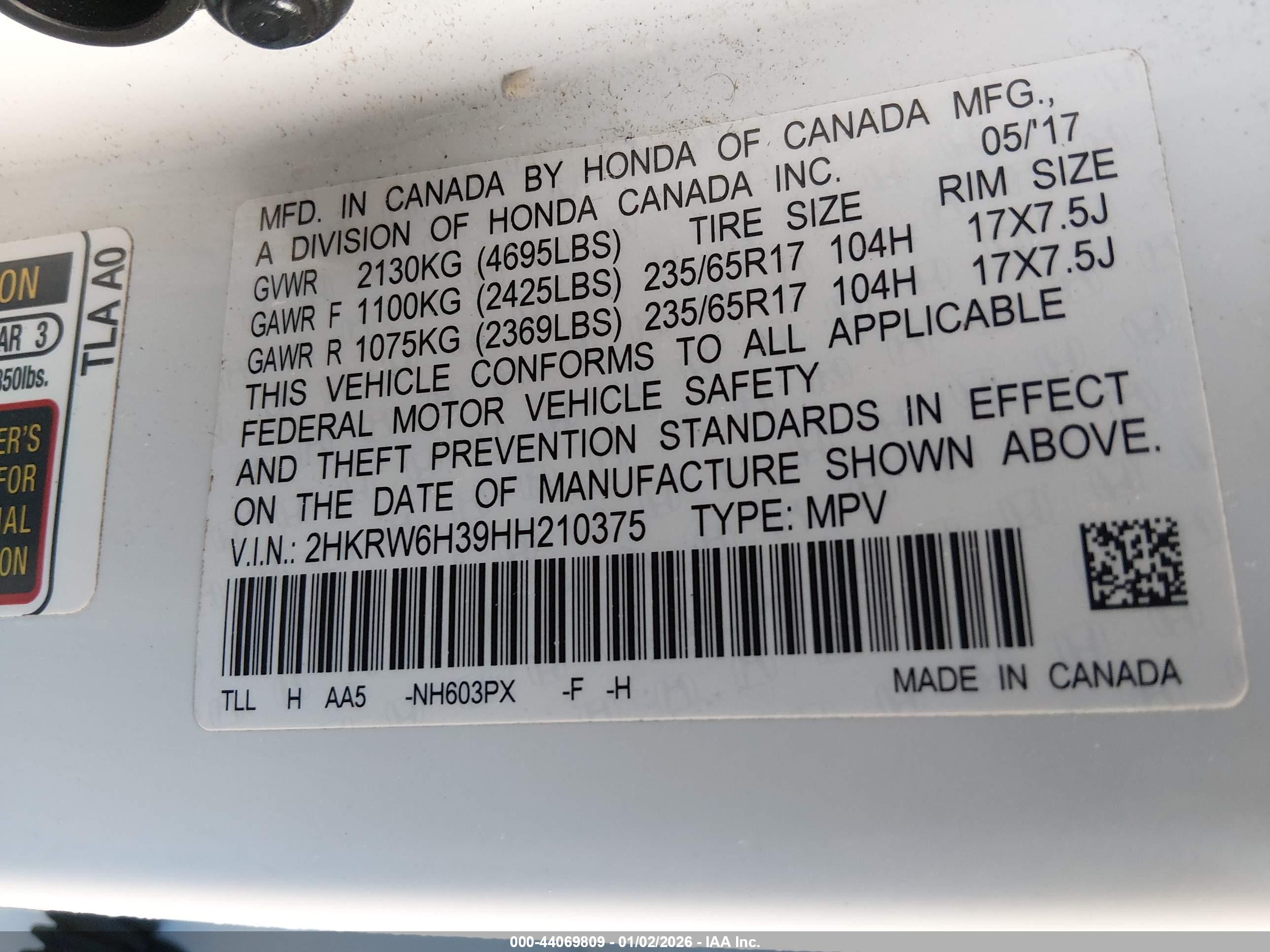 HONDA CR-V image 9