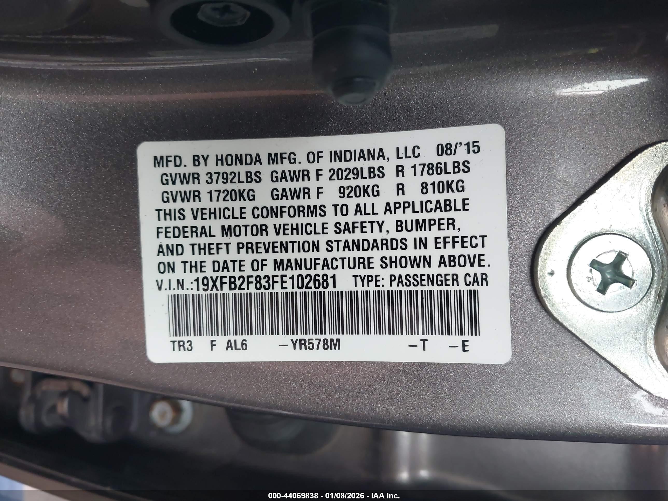 HONDA CIVIC image 9