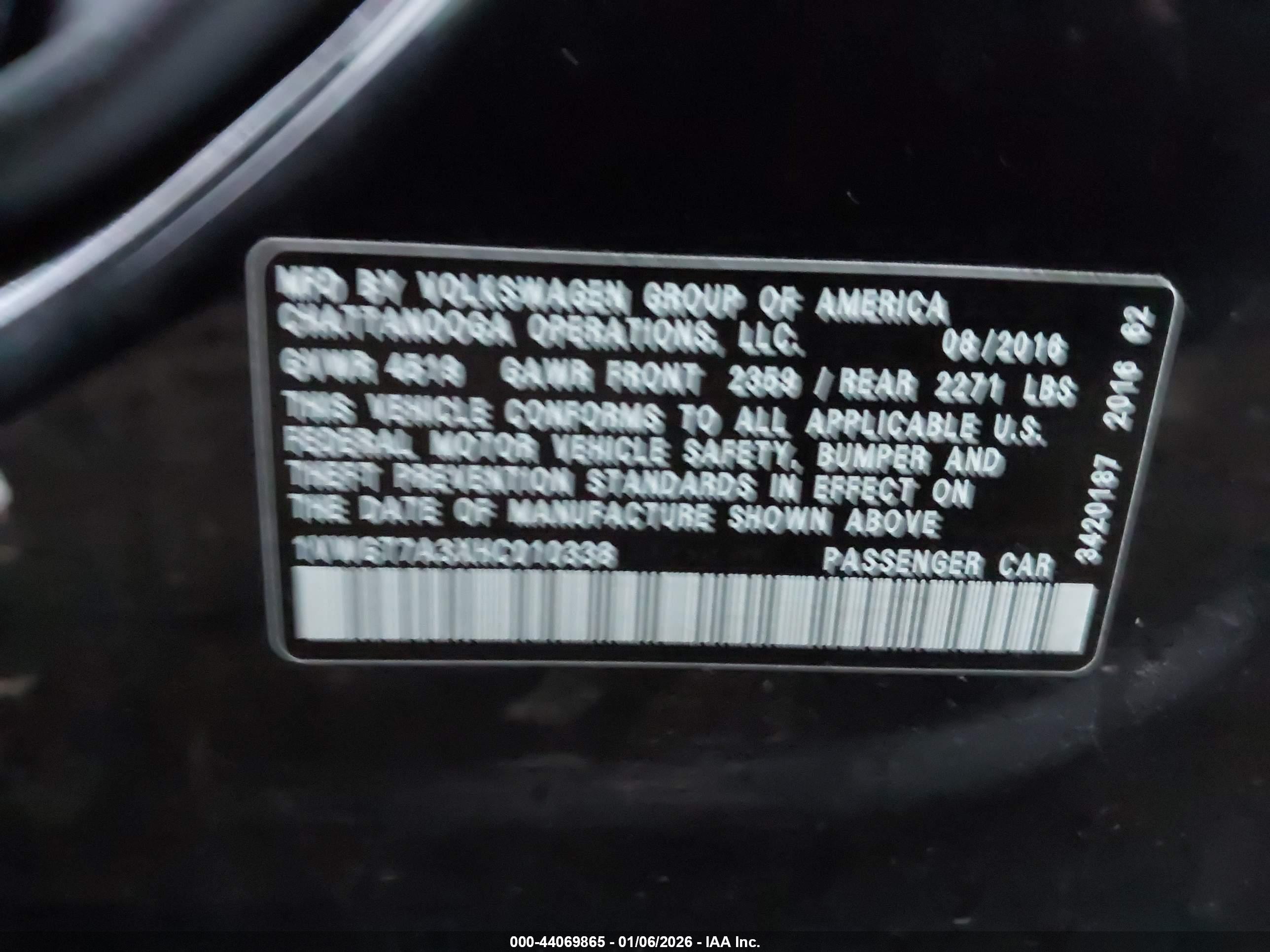 VOLKSWAGEN PASSAT image 9