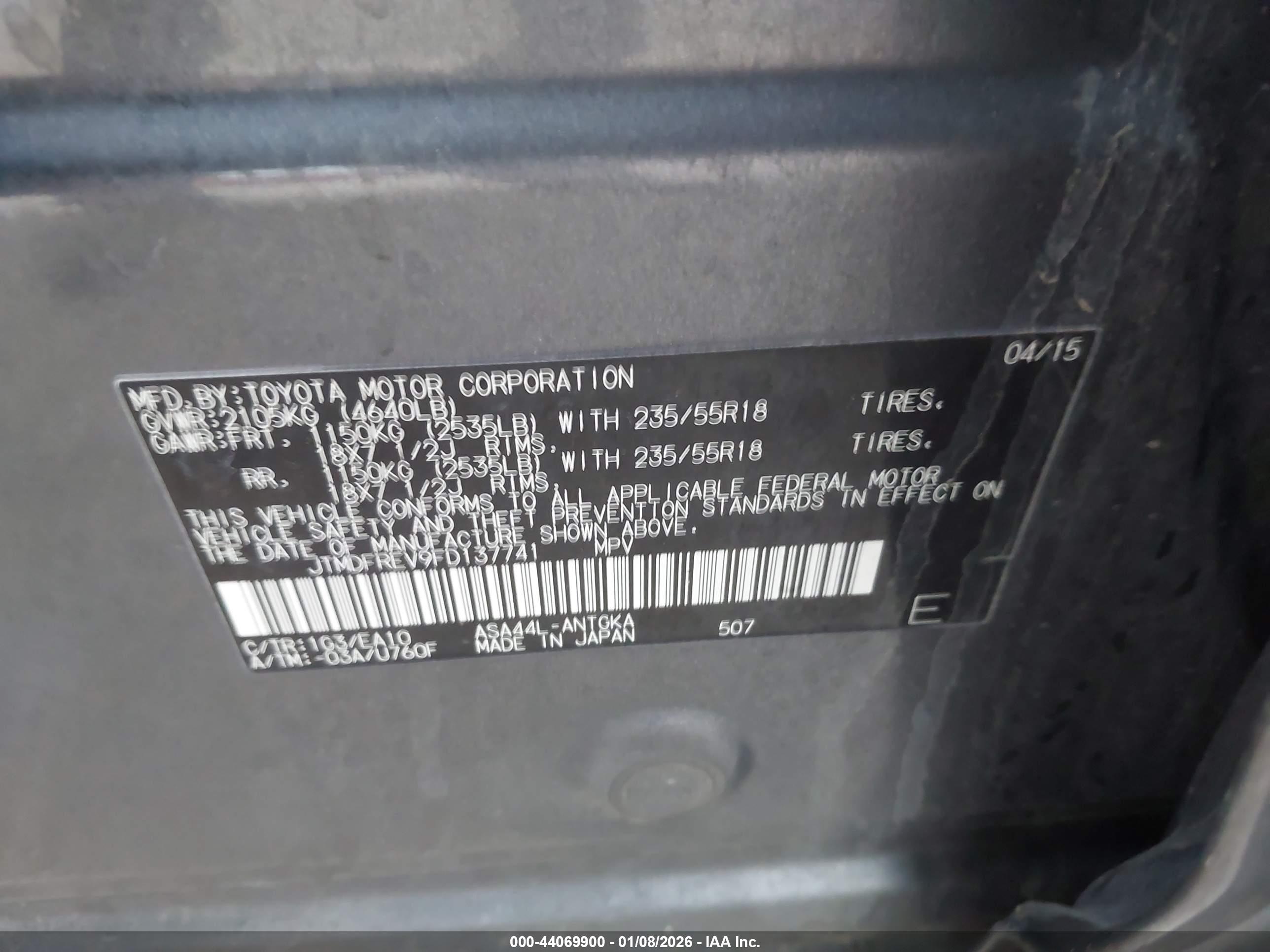 TOYOTA RAV4 image 9