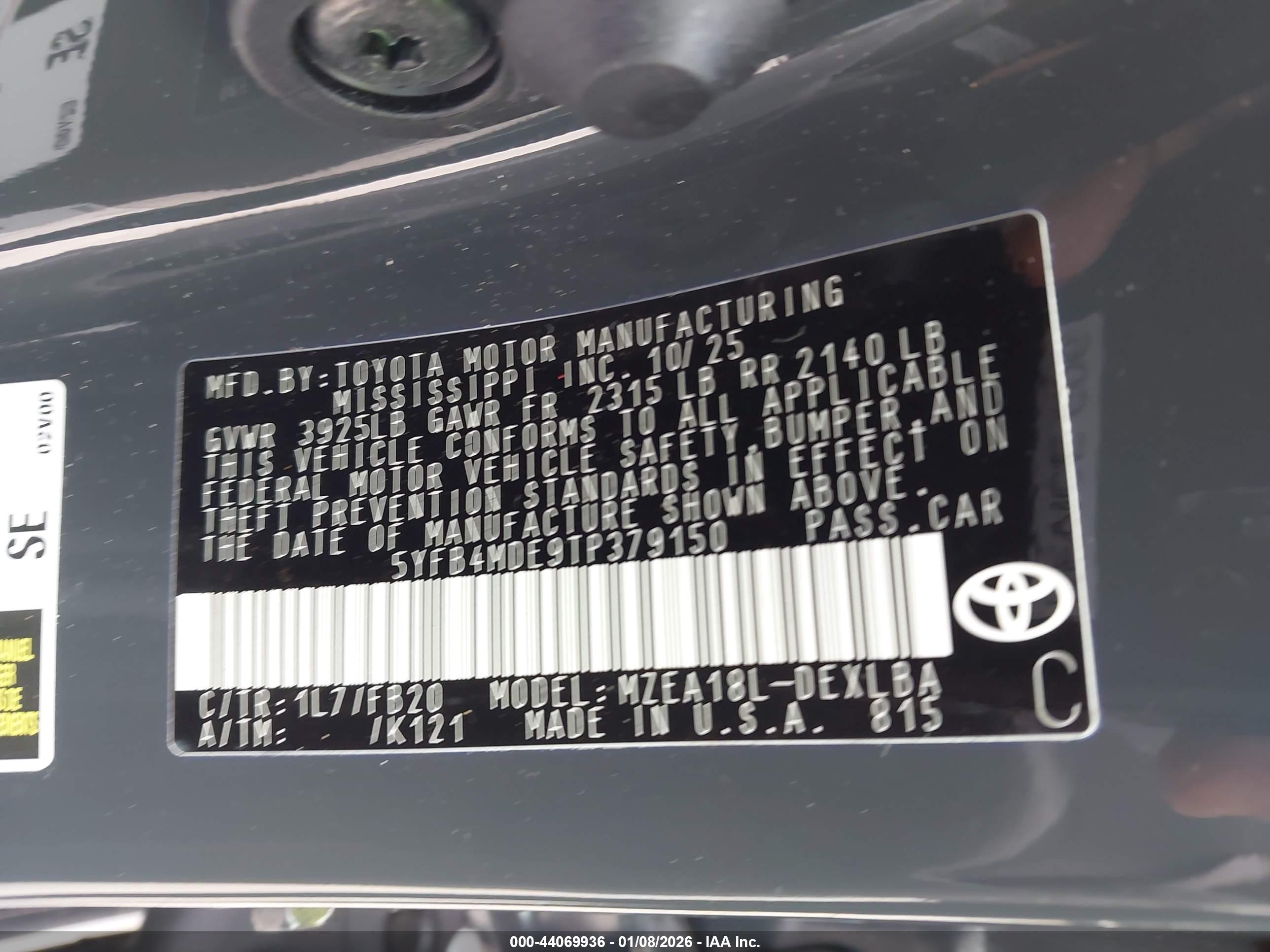 TOYOTA COROLLA image 9