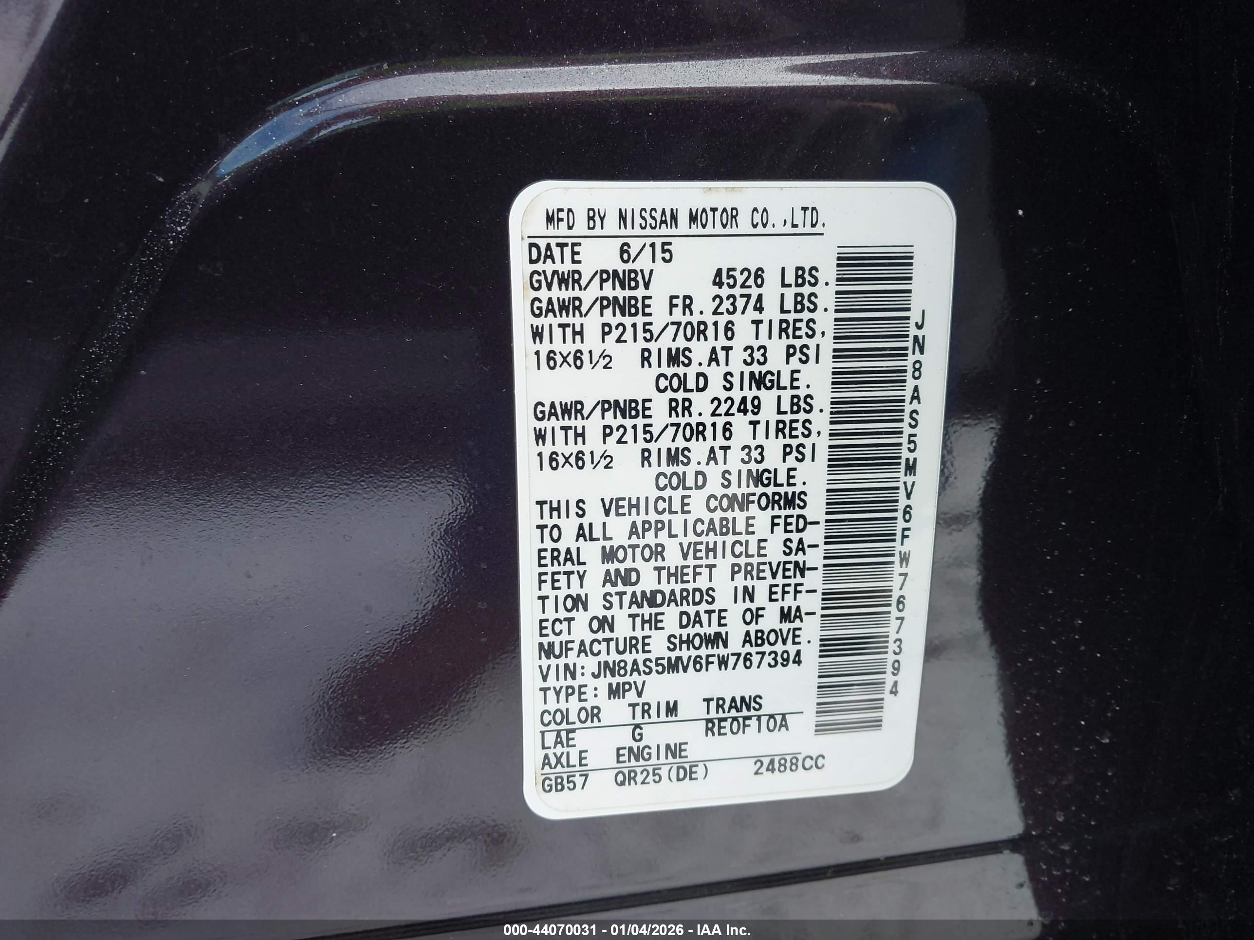 NISSAN ROGUE image 9