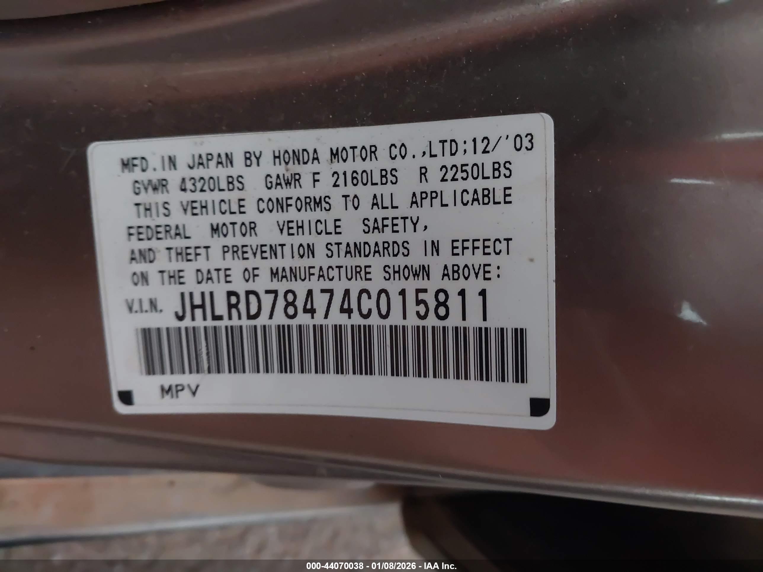 HONDA CR-V image 9