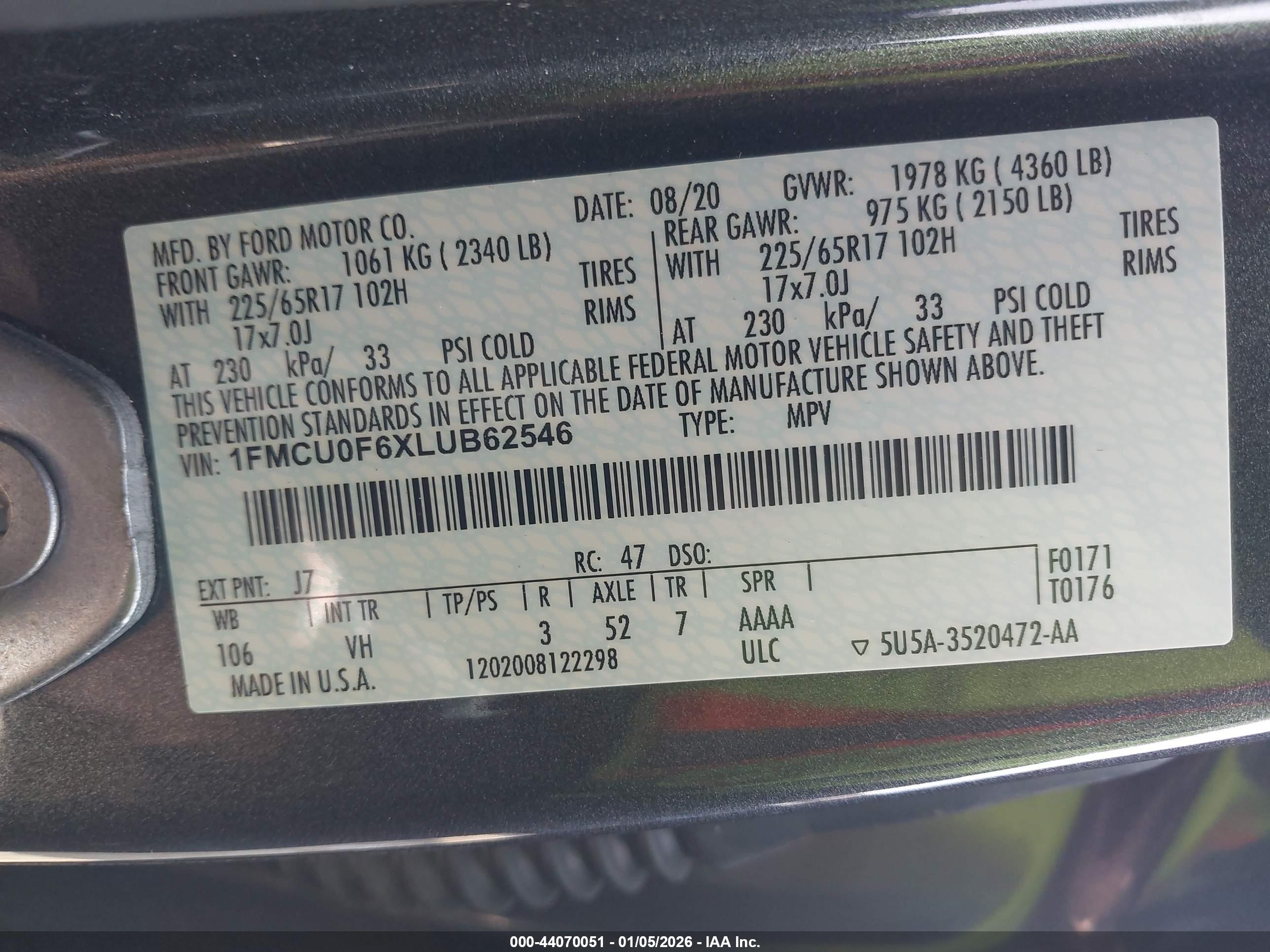 FORD ESCAPE image 9