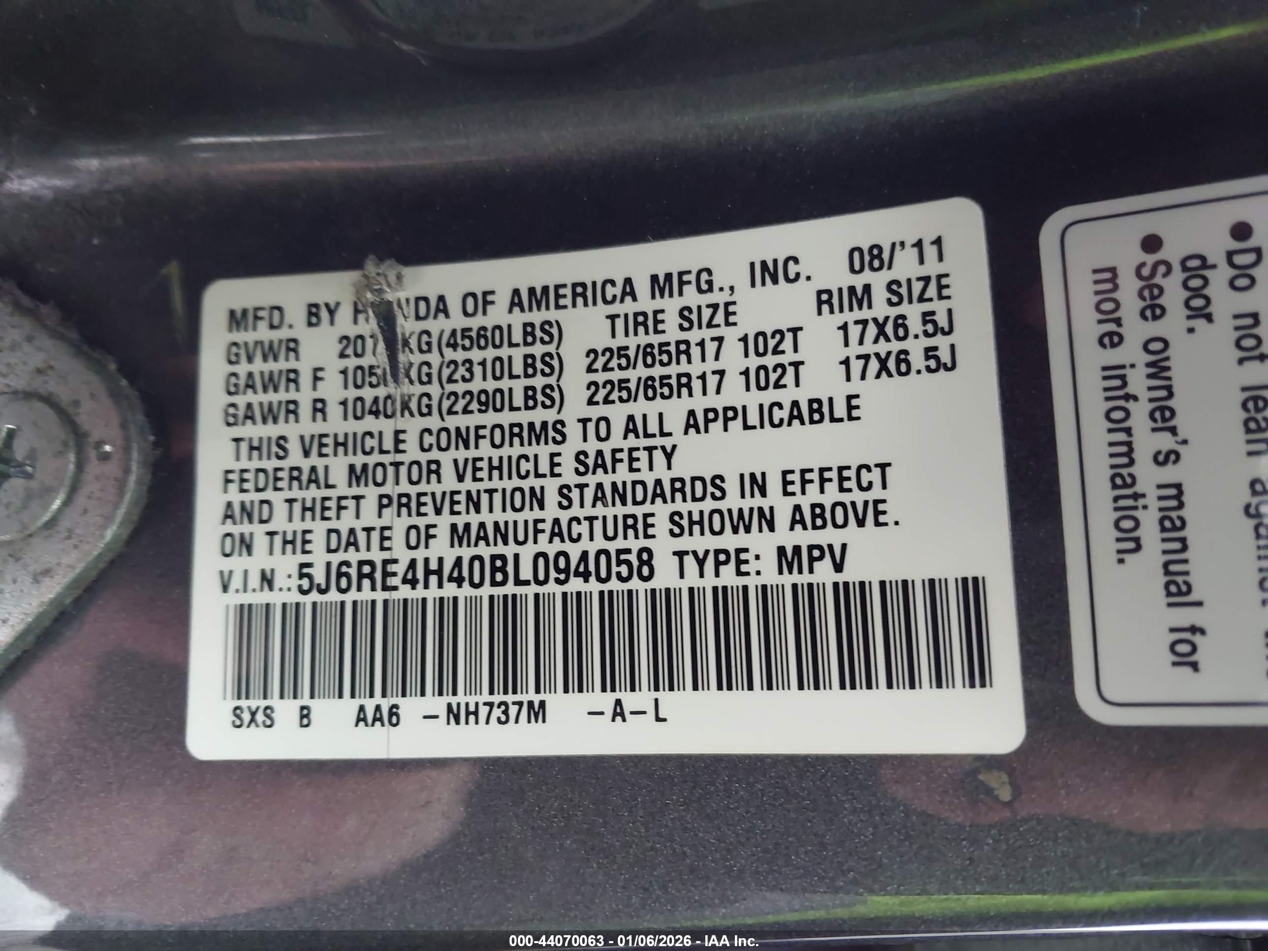 HONDA CR-V image 9