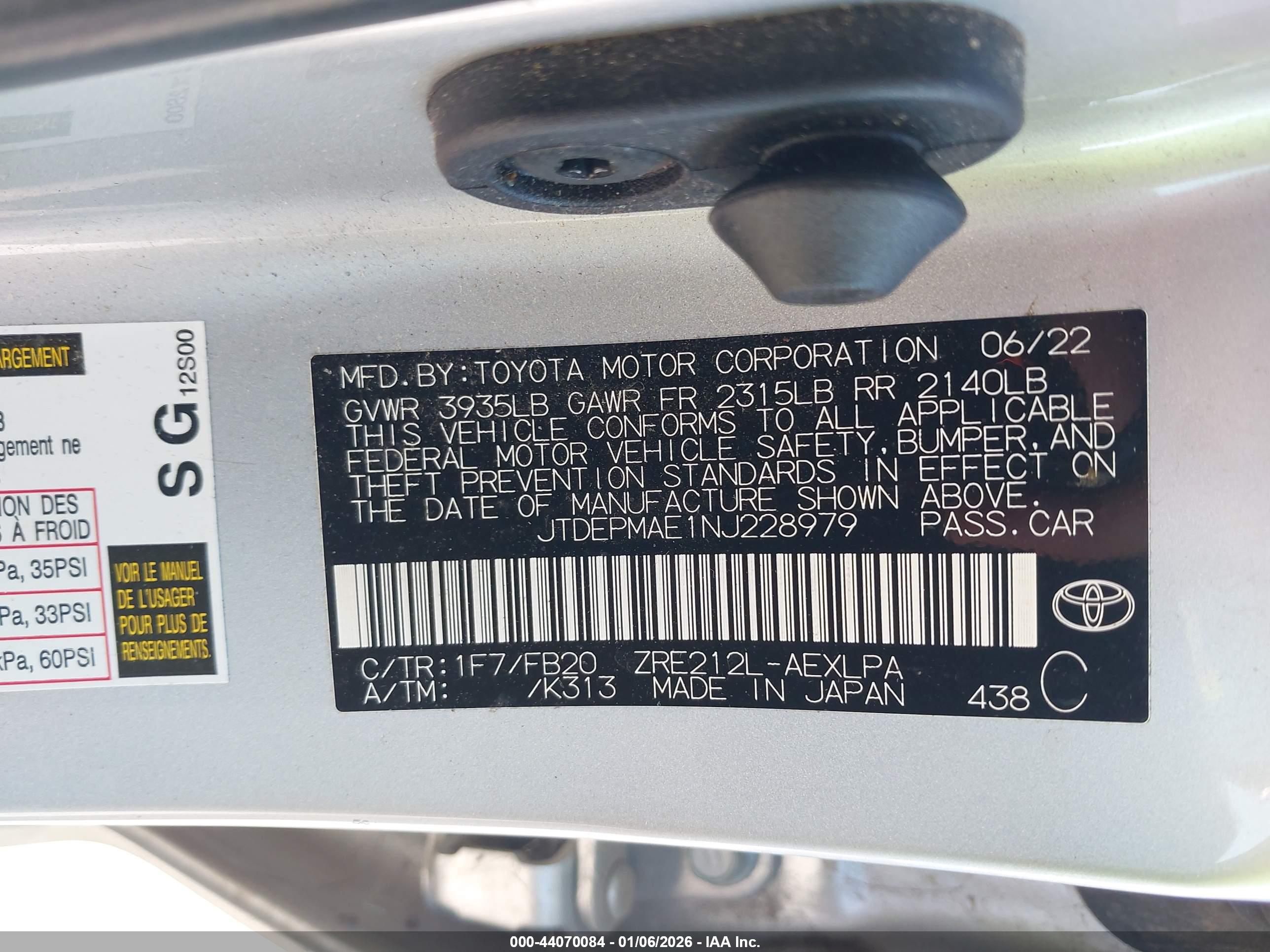 TOYOTA COROLLA image 9