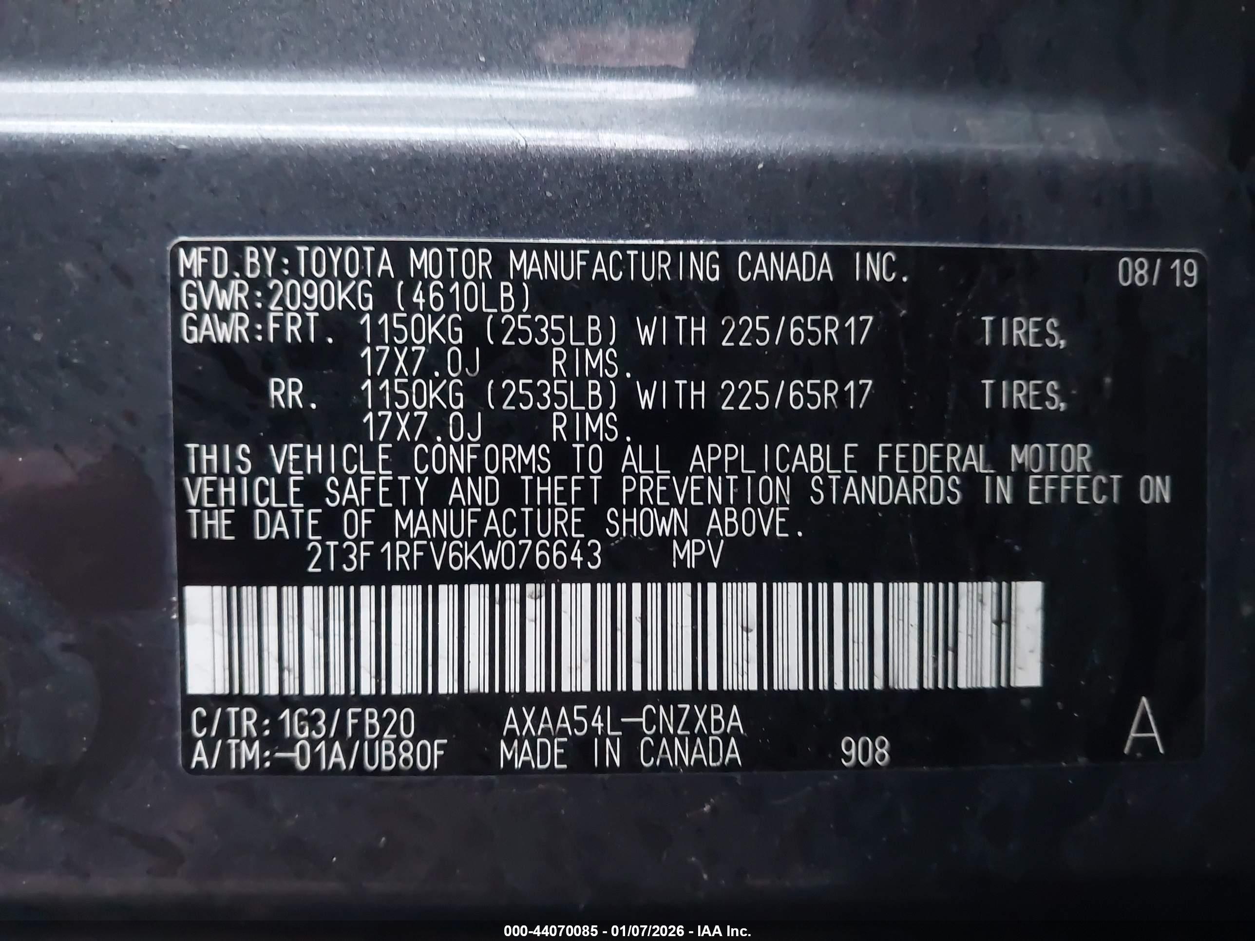 TOYOTA RAV4 image 9