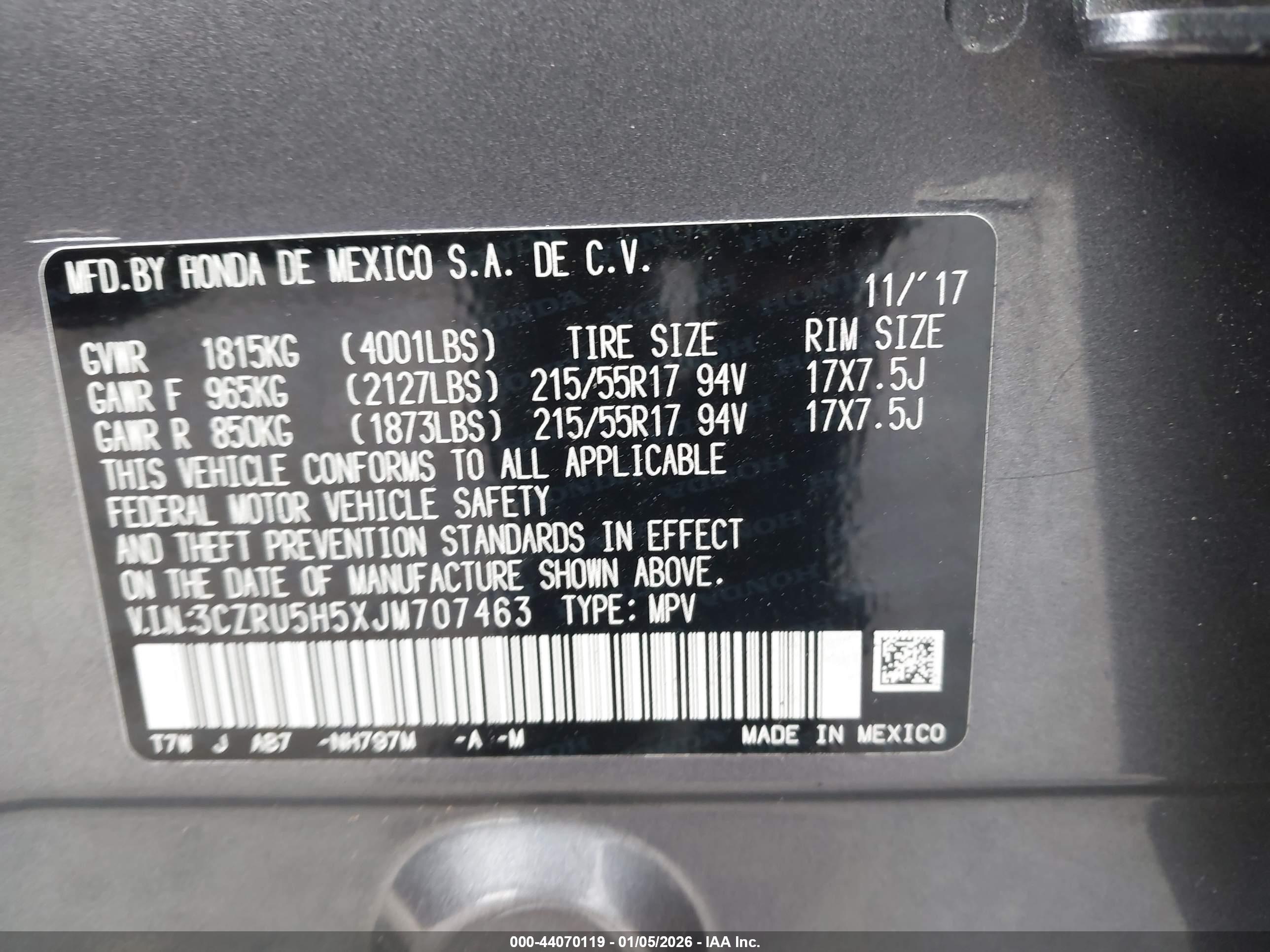 HONDA HR-V image 9