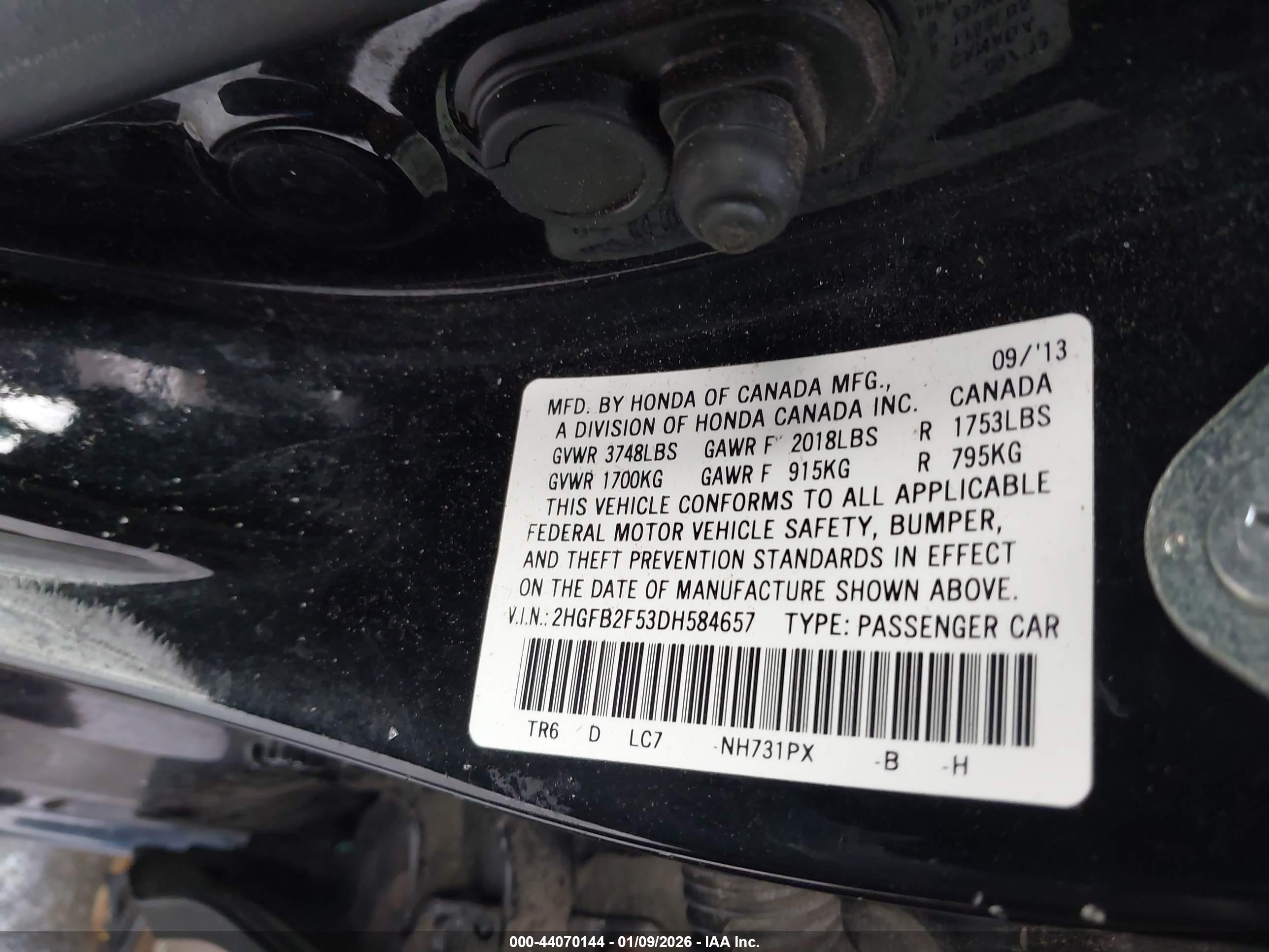 HONDA CIVIC image 9