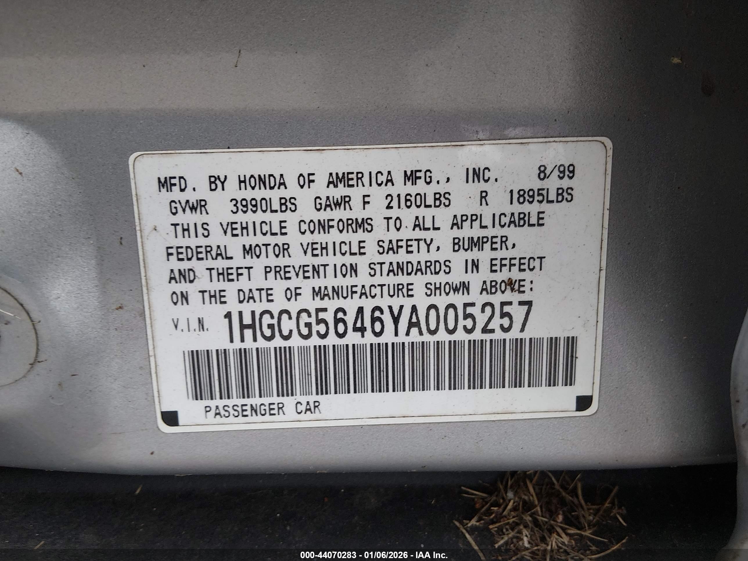 HONDA ACCORD image 9