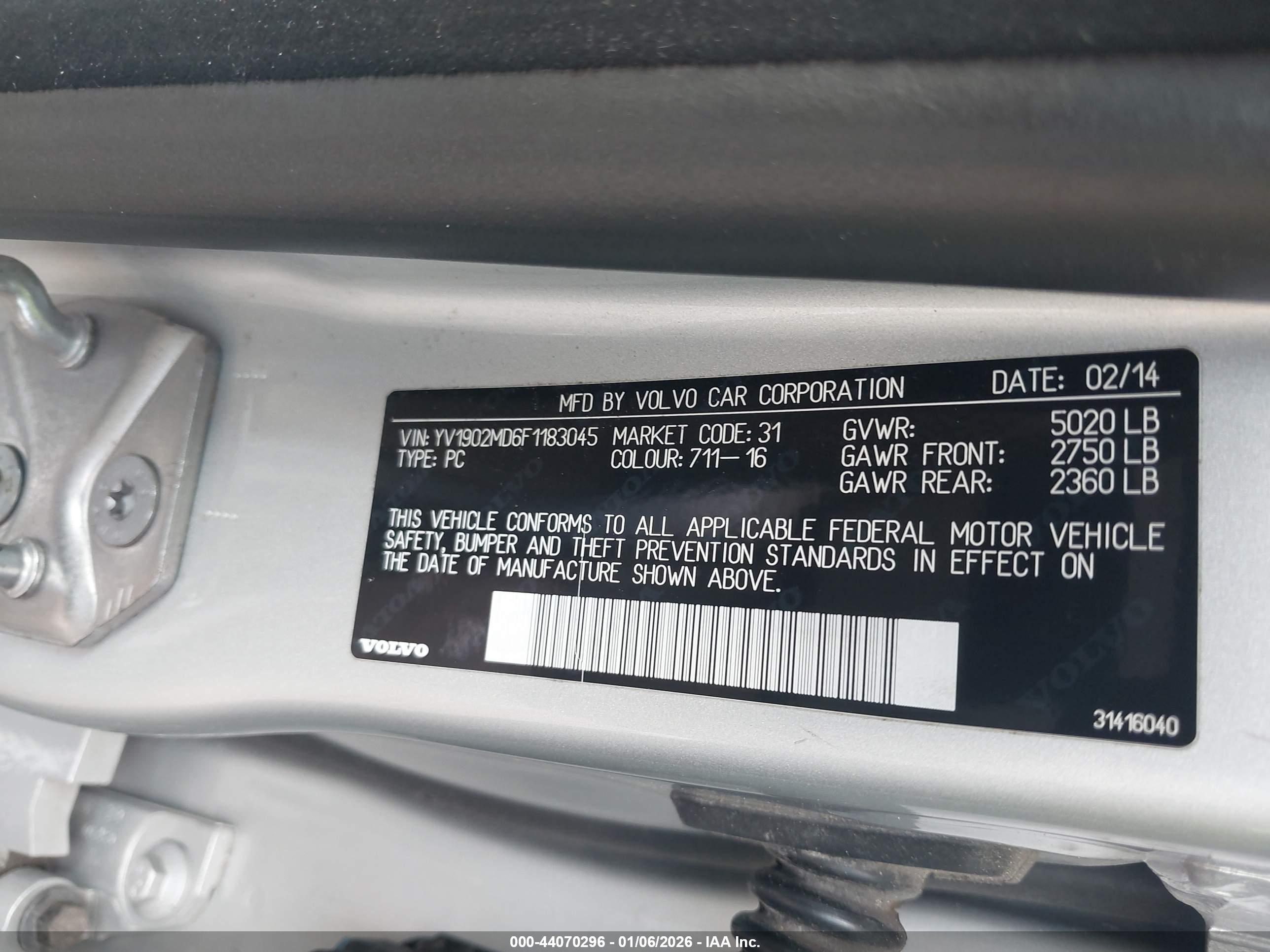 VOLVO S80 image 9