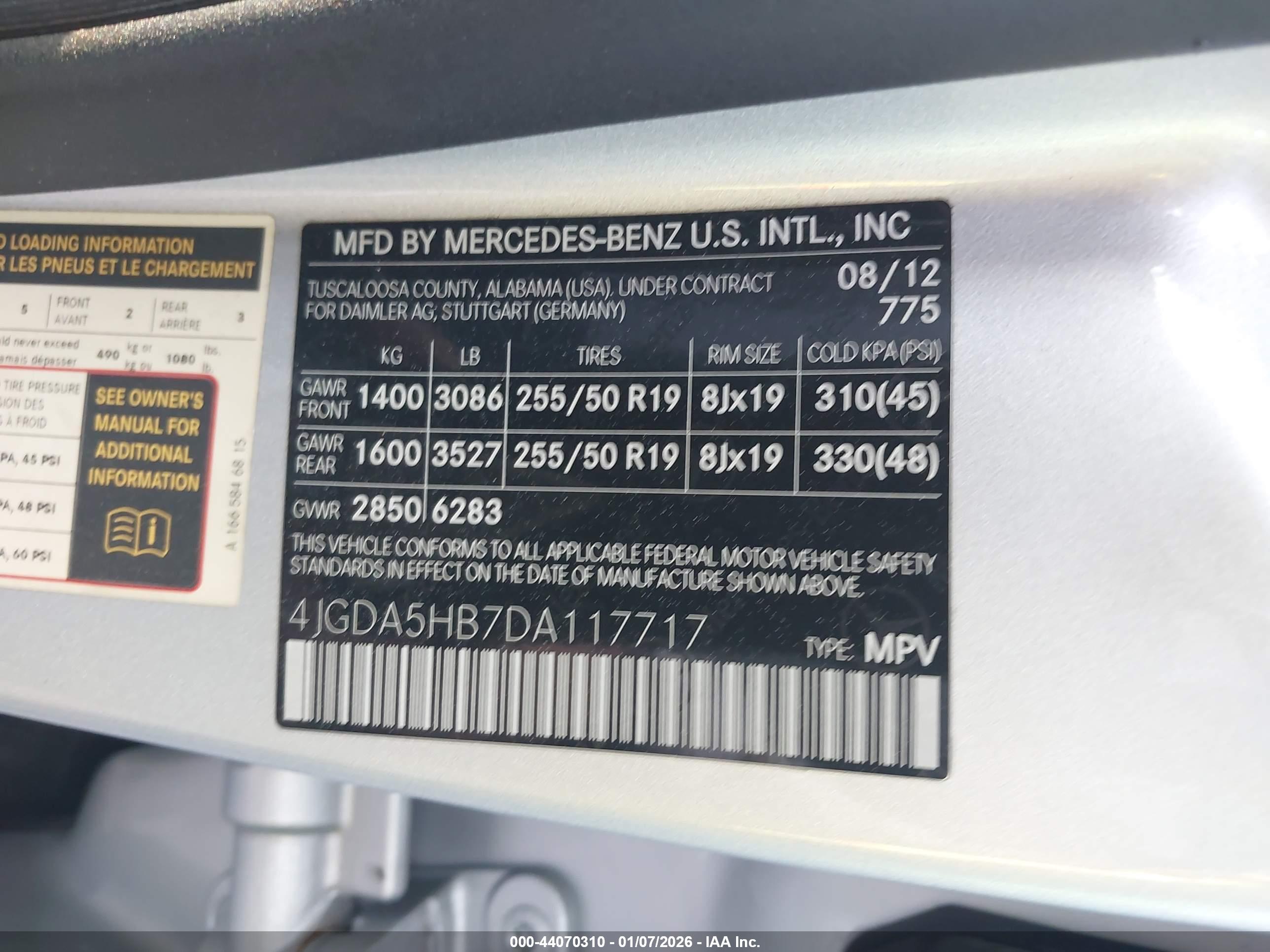MERCEDES-BENZ ML image 9