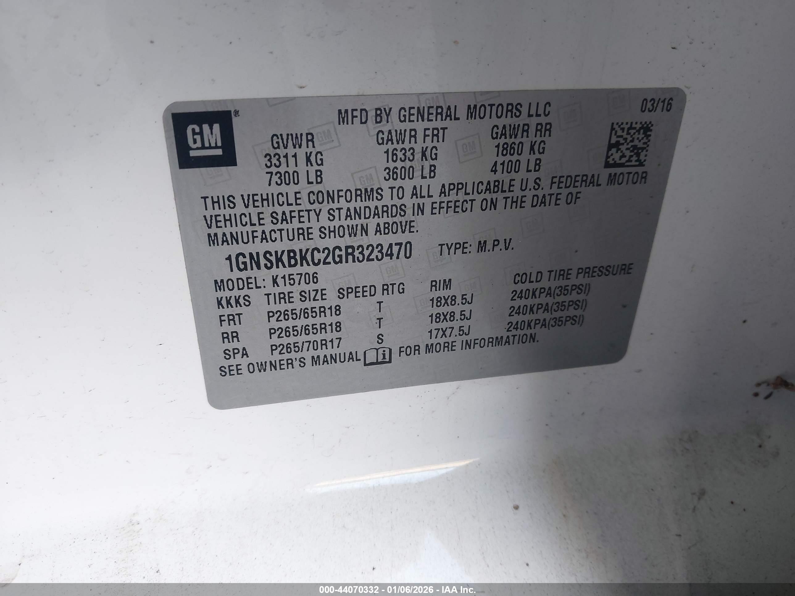 CHEVROLET TAHOE image 9