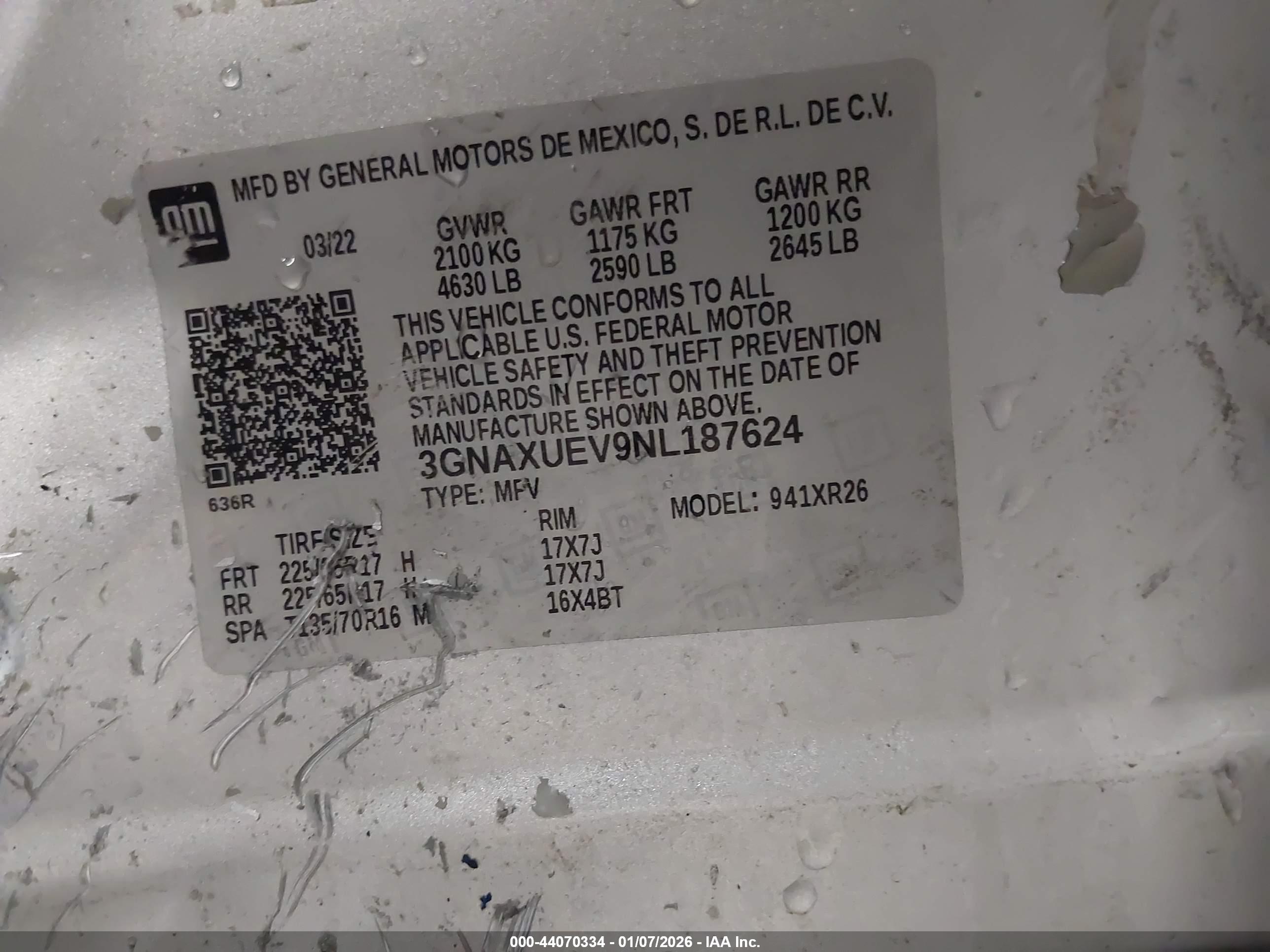 CHEVROLET EQUINOX image 9