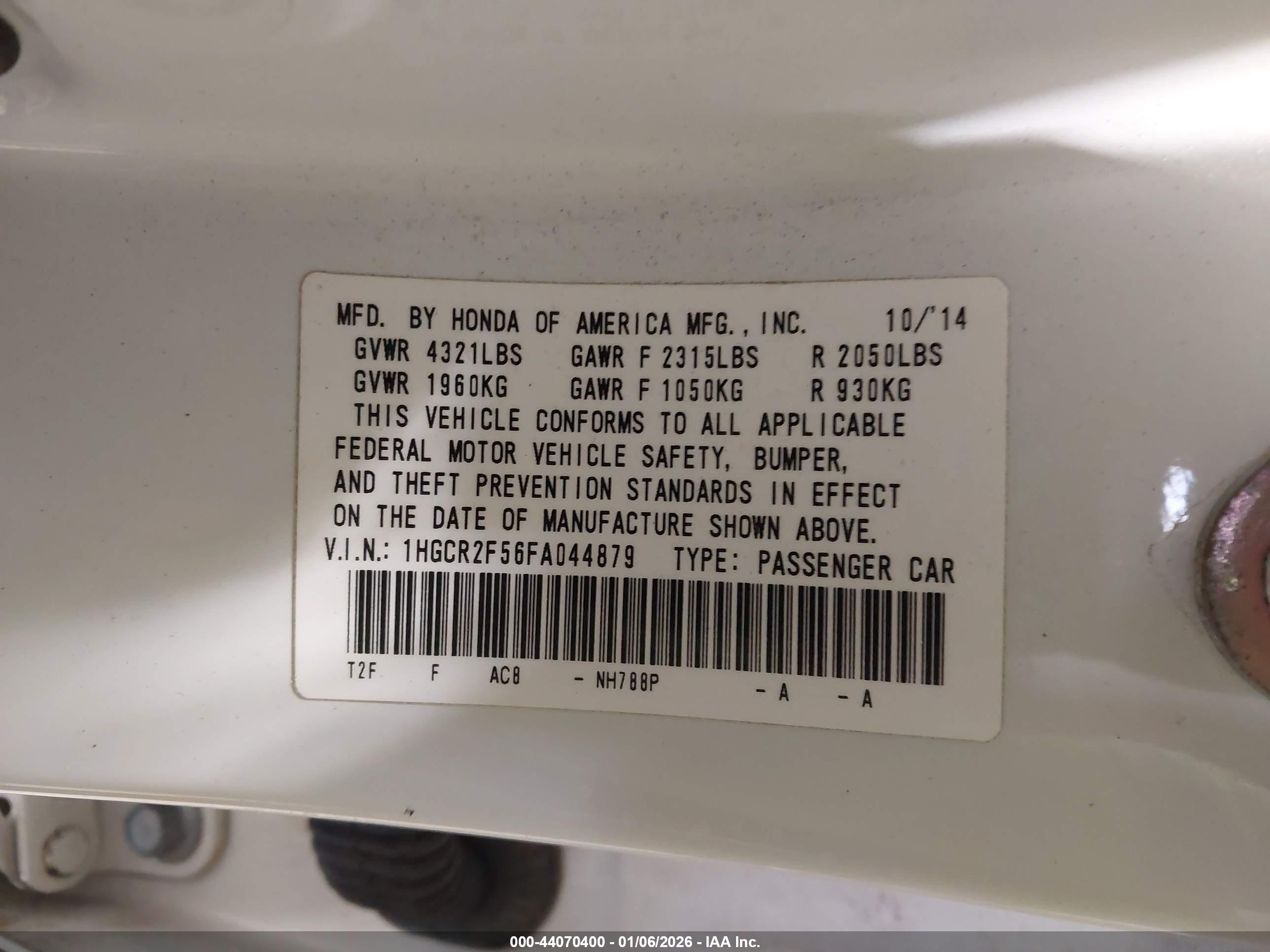 HONDA ACCORD image 9