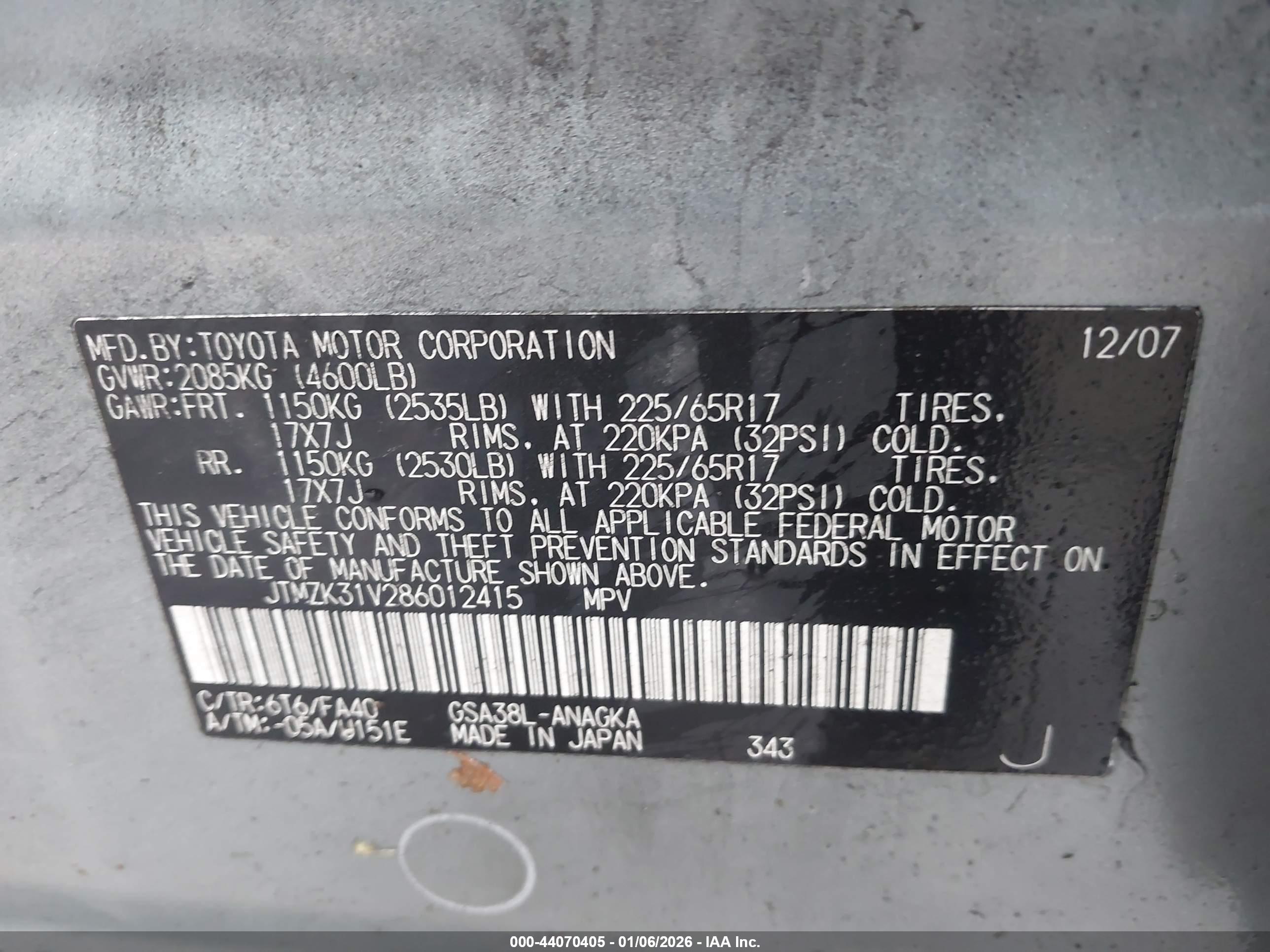 TOYOTA RAV4 image 9