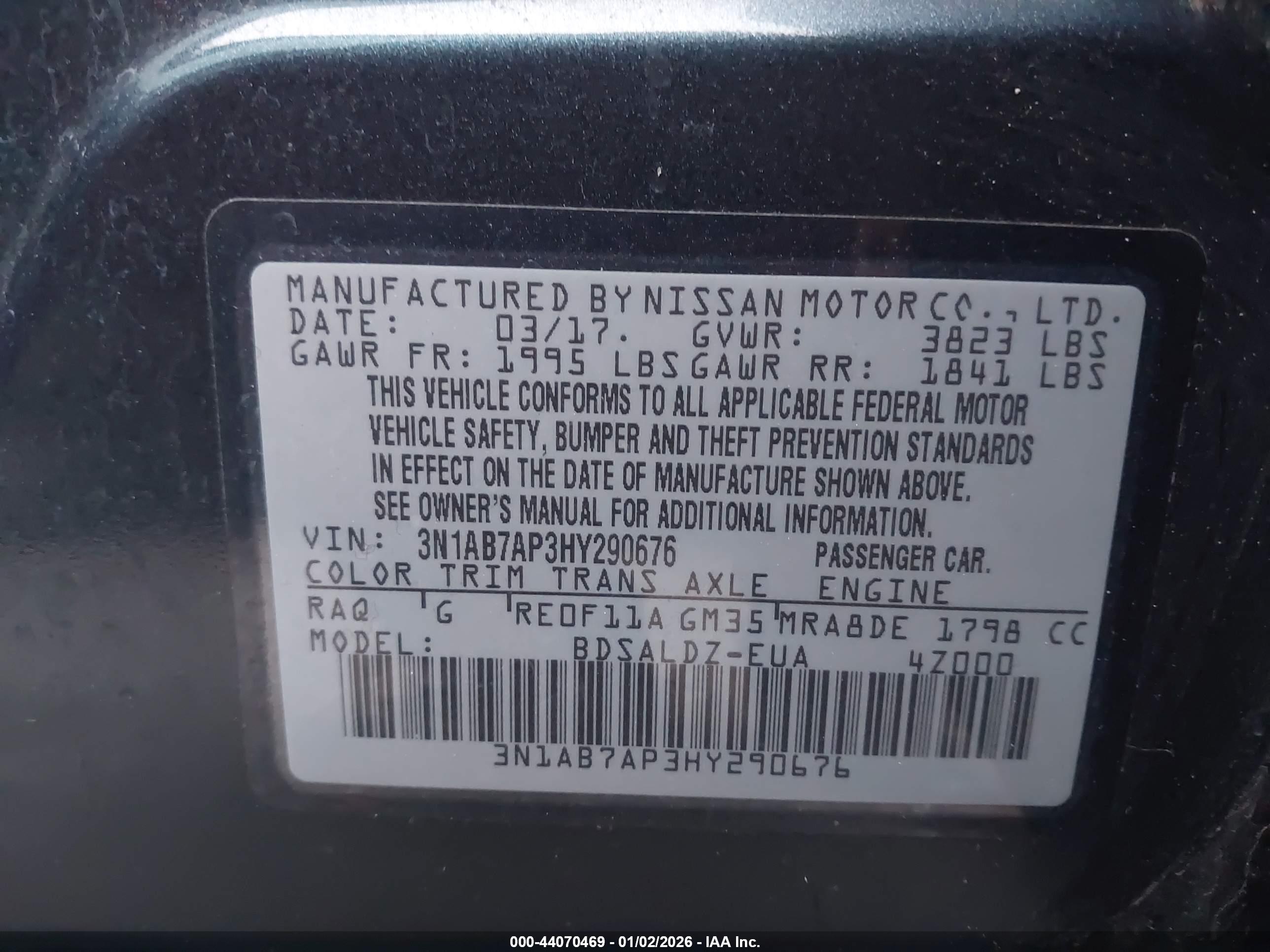 NISSAN SENTRA image 9